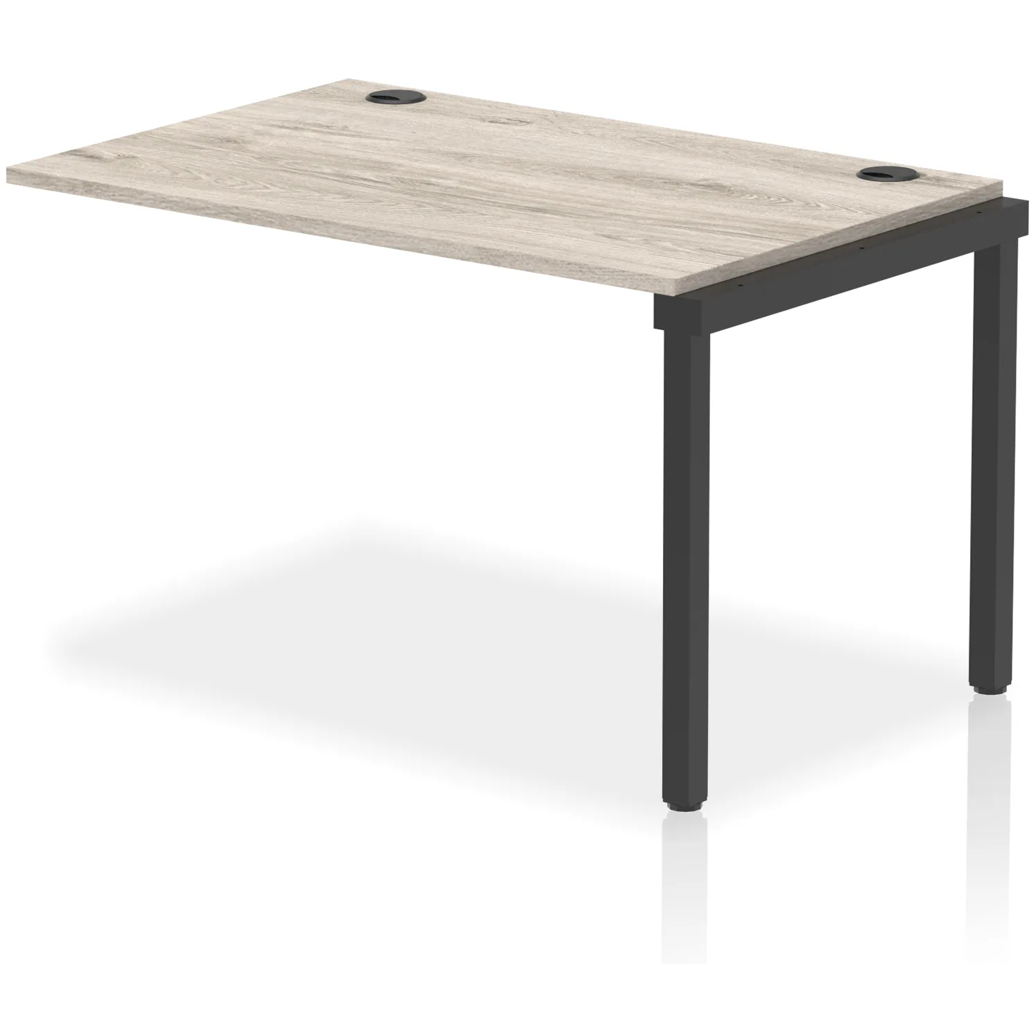 Impulse Single Row Bench Desk Extension Kit for One Extra Workstation