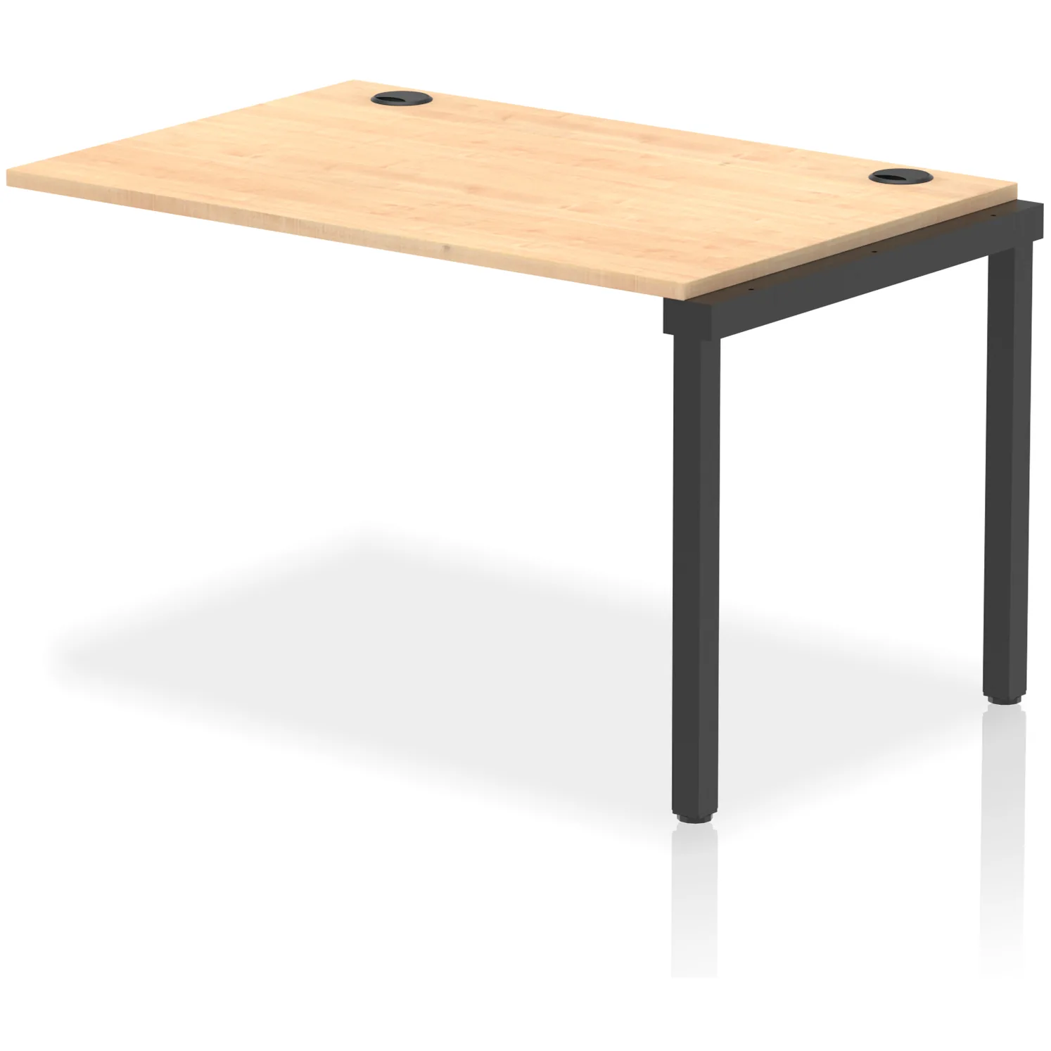 Impulse Single Row Bench Desk Extension Kit for One Extra Workstation