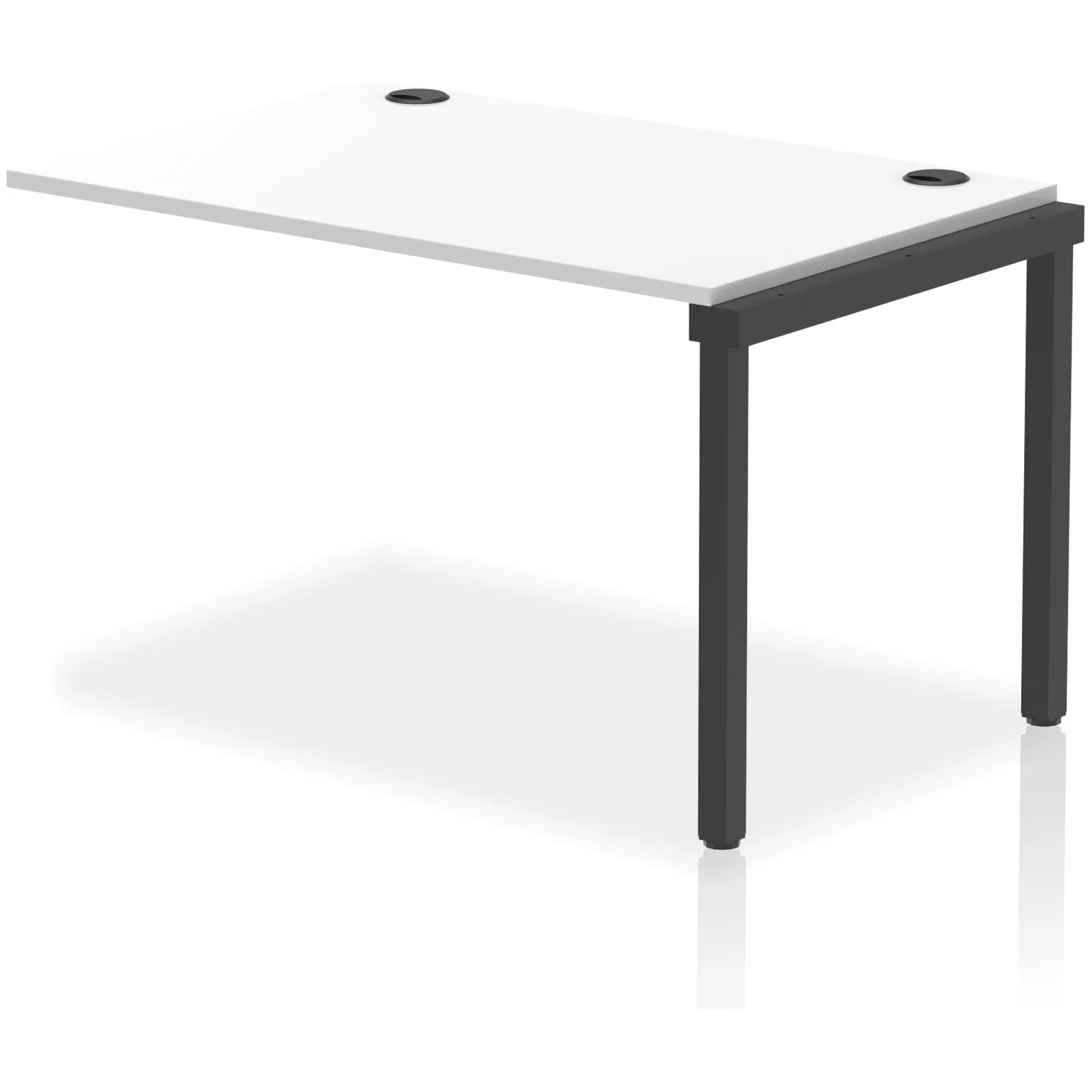 Impulse Single Row Bench Desk Extension Kit for One Extra Workstation