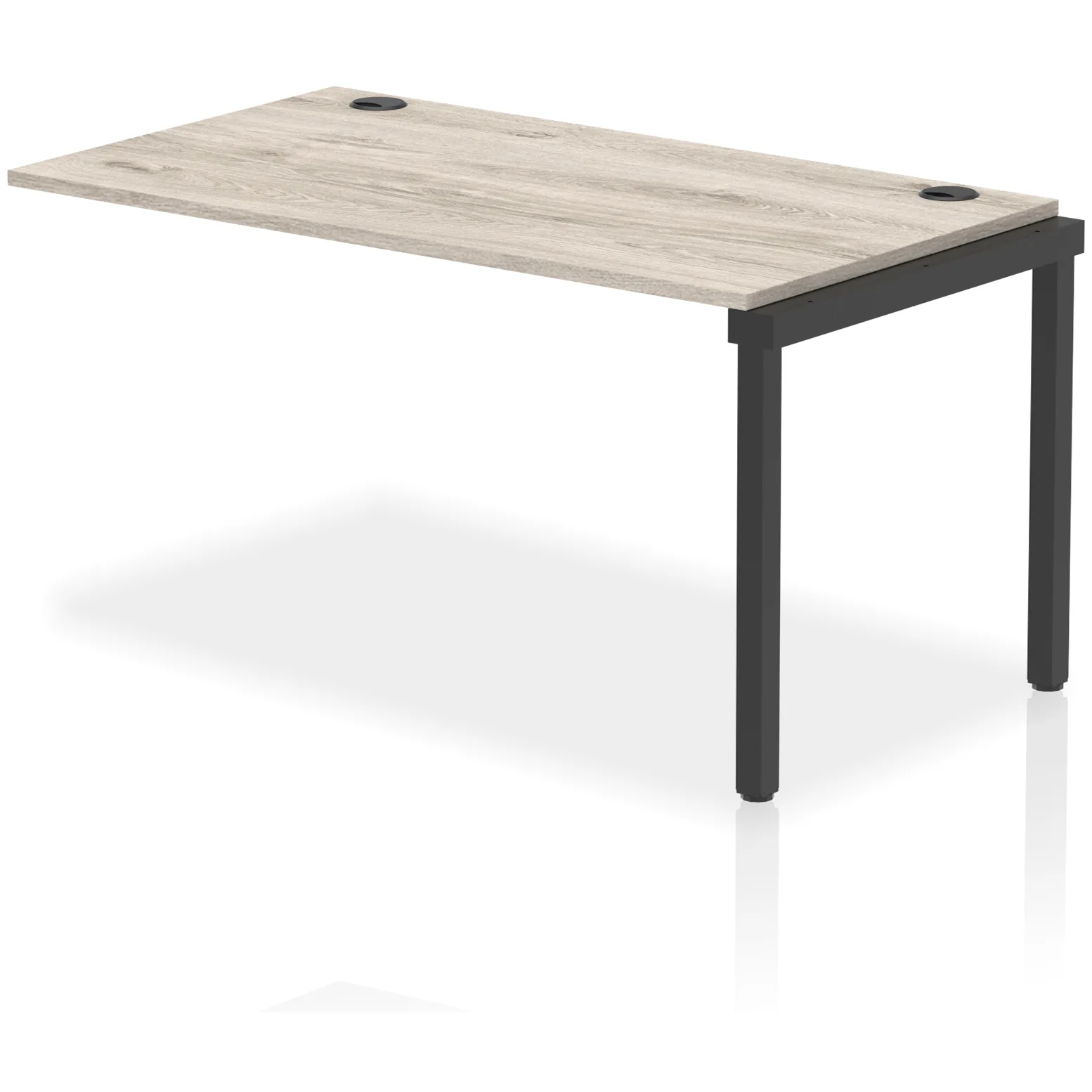 Impulse Single Row Bench Desk Extension Kit for One Extra Workstation