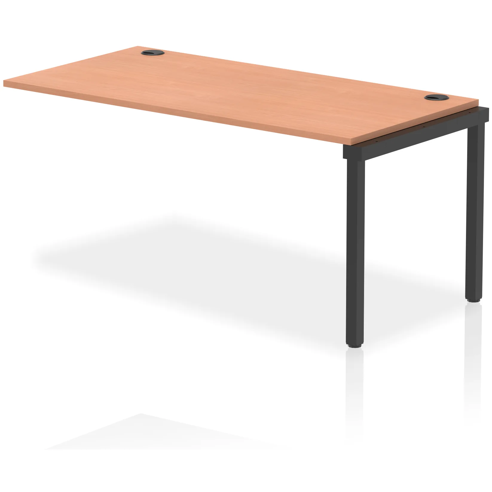 Impulse Single Row Bench Desk Extension Kit for One Extra Workstation