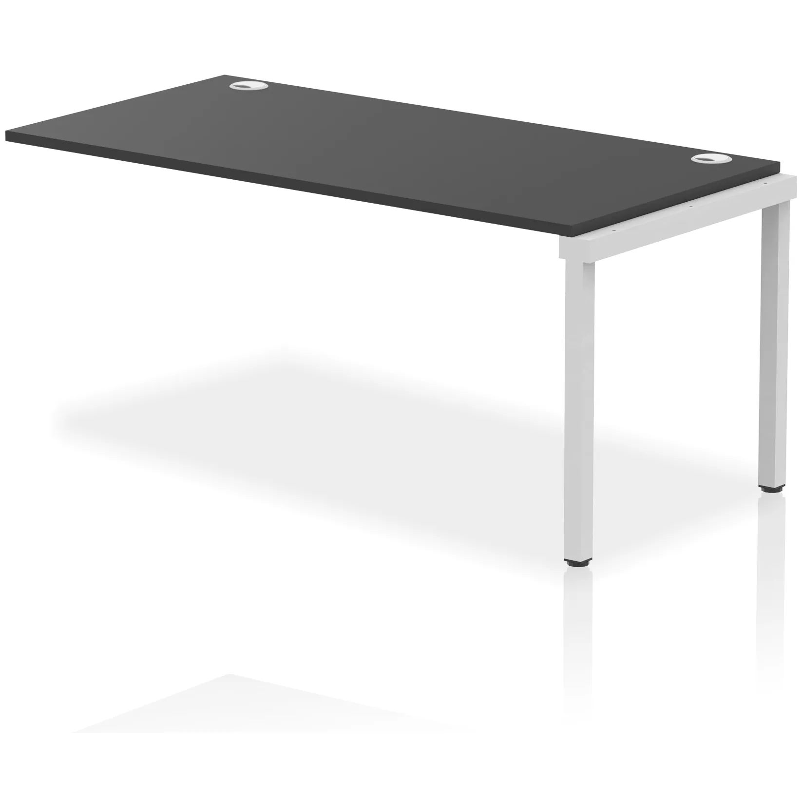 Impulse Single Row Bench Desk Extension Kit for One Extra Workstation