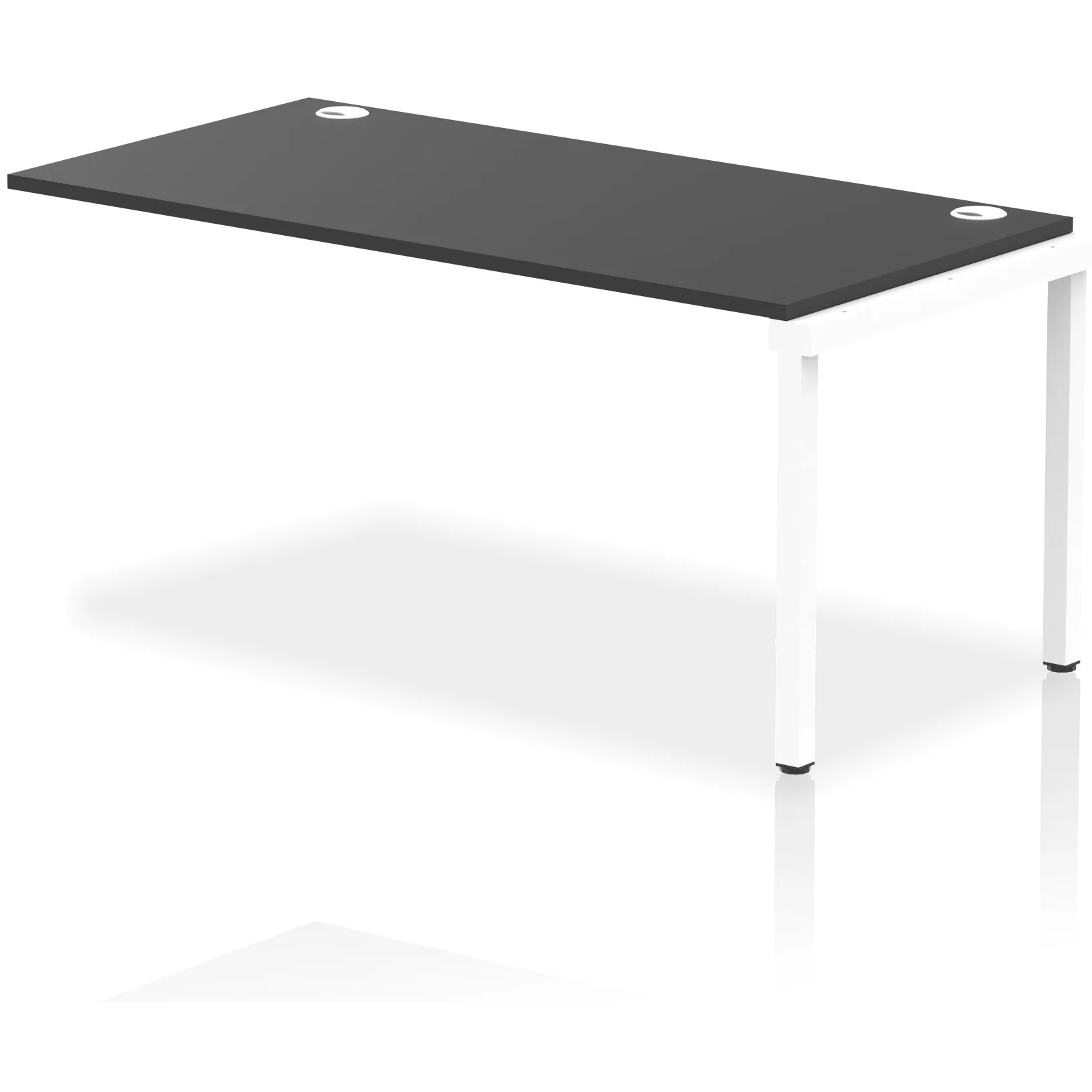 Impulse Single Row Bench Desk Extension Kit for One Extra Workstation