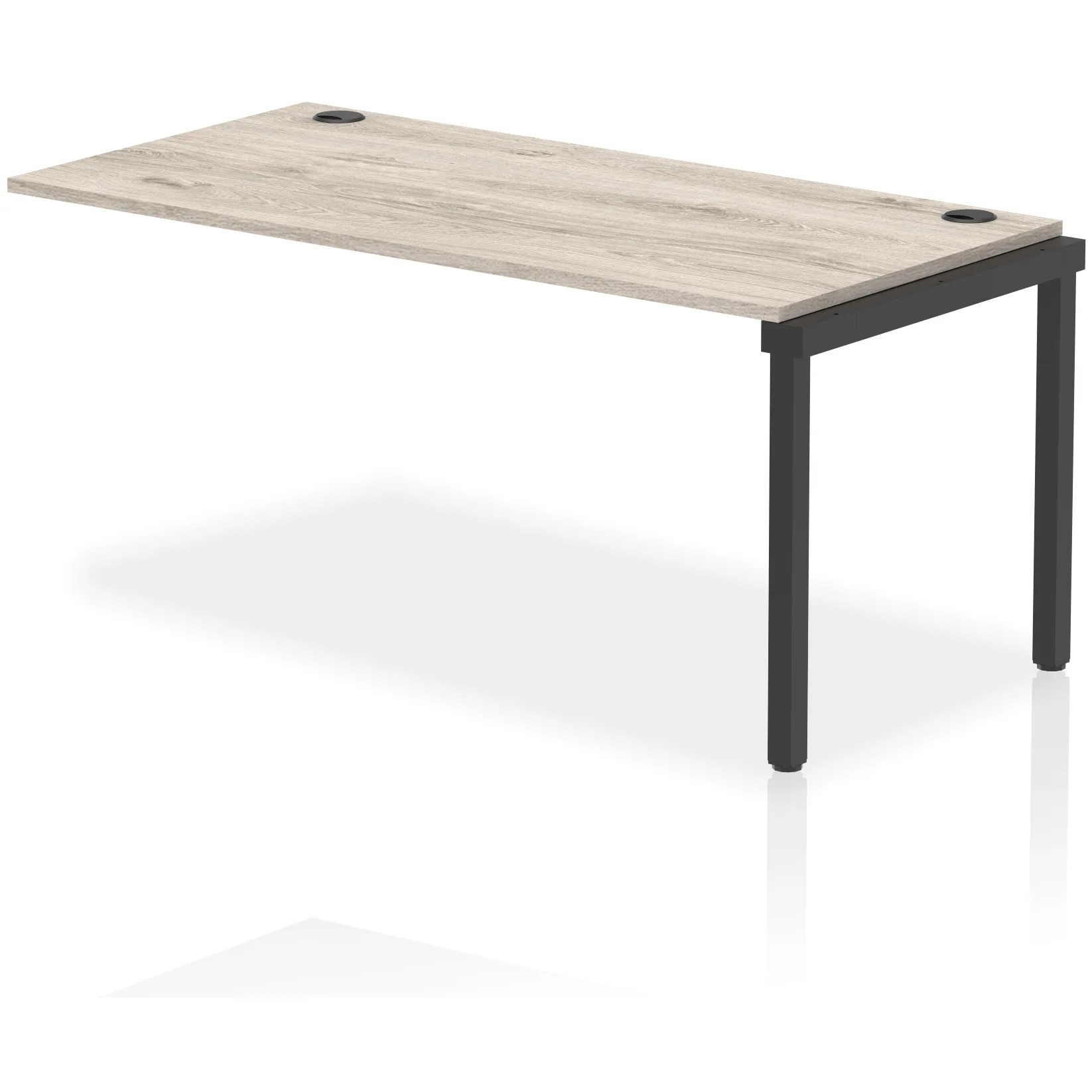 Impulse Single Row Bench Desk Extension Kit for One Extra Workstation