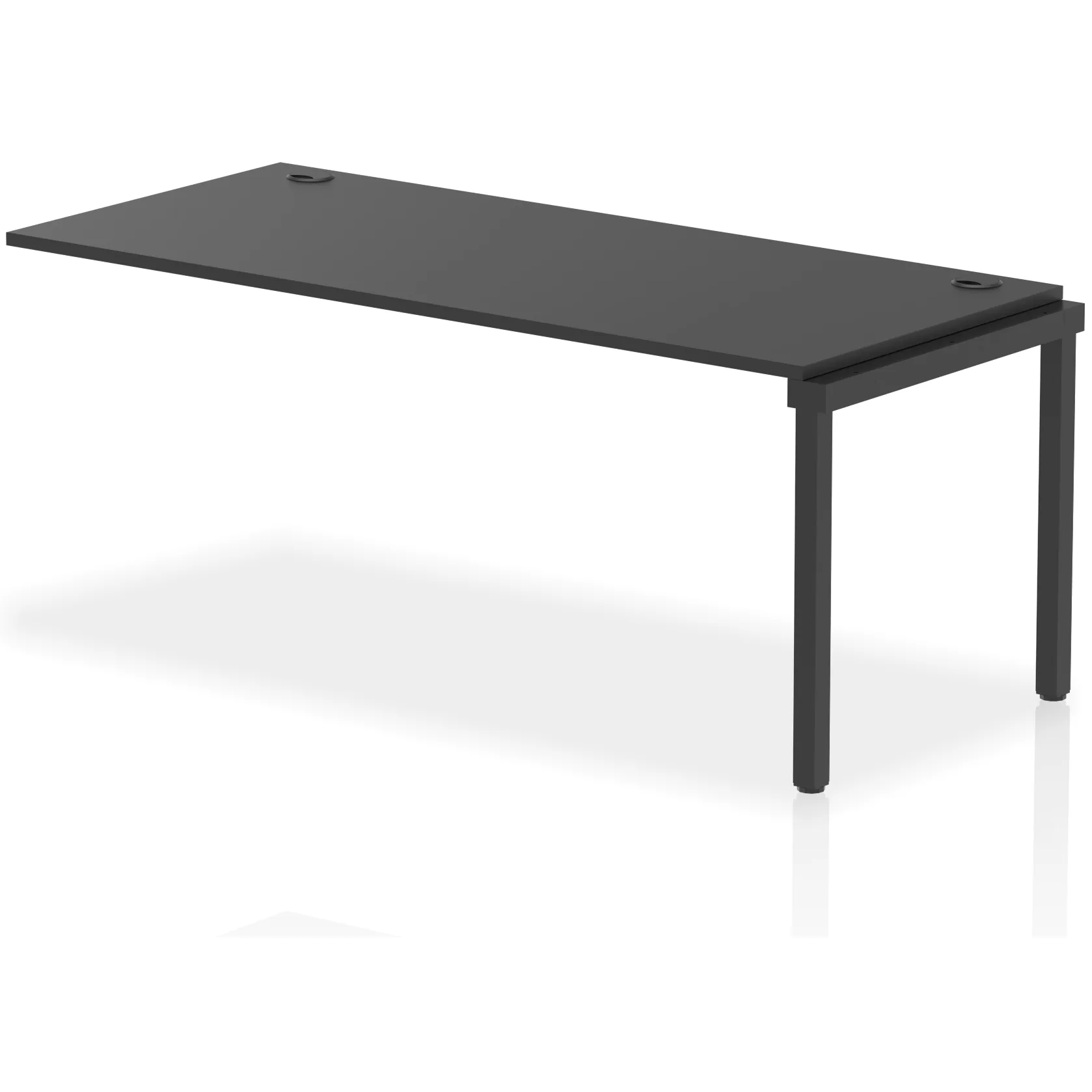 Impulse Single Row Bench Desk Extension Kit for One Extra Workstation