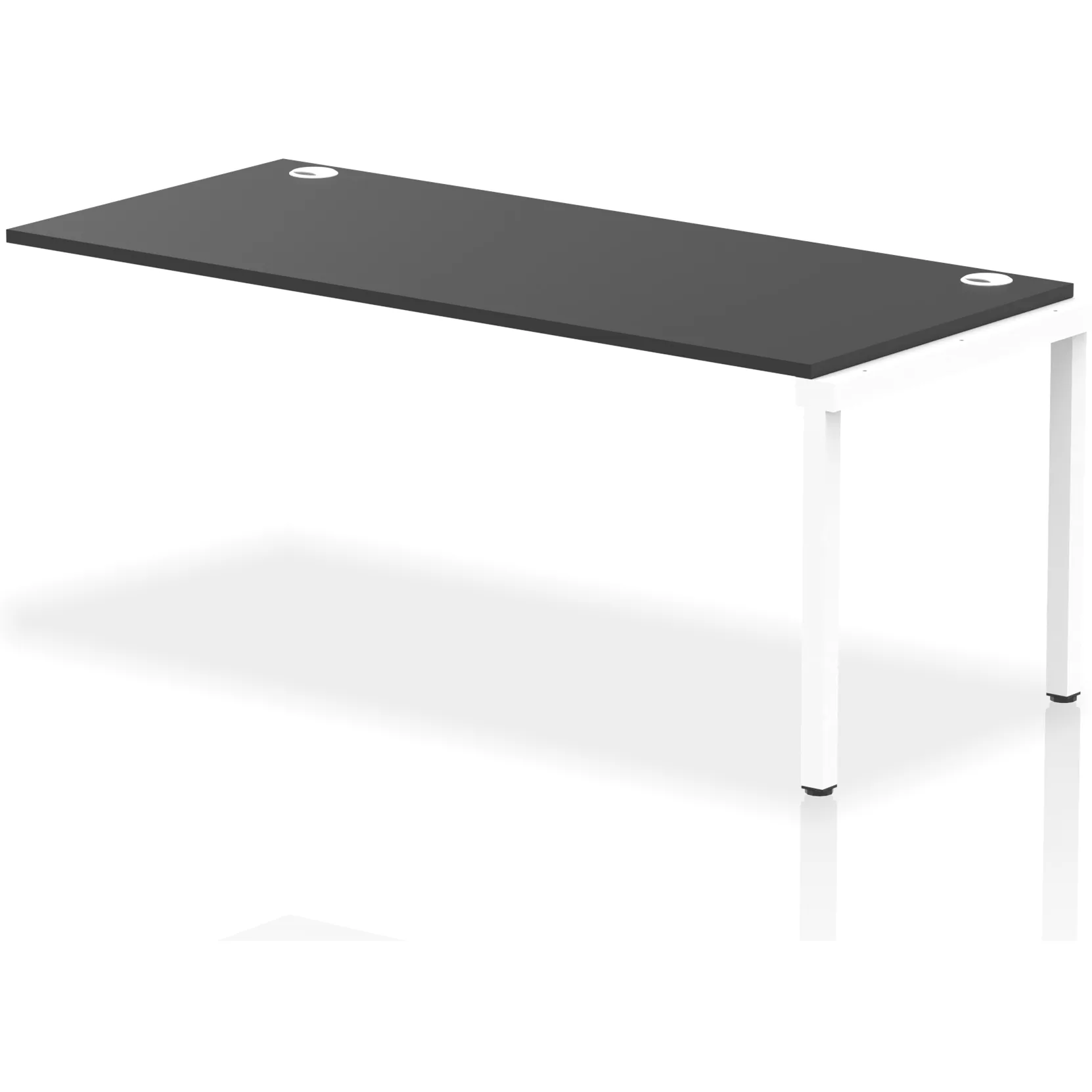 Impulse Single Row Bench Desk Extension Kit for One Extra Workstation