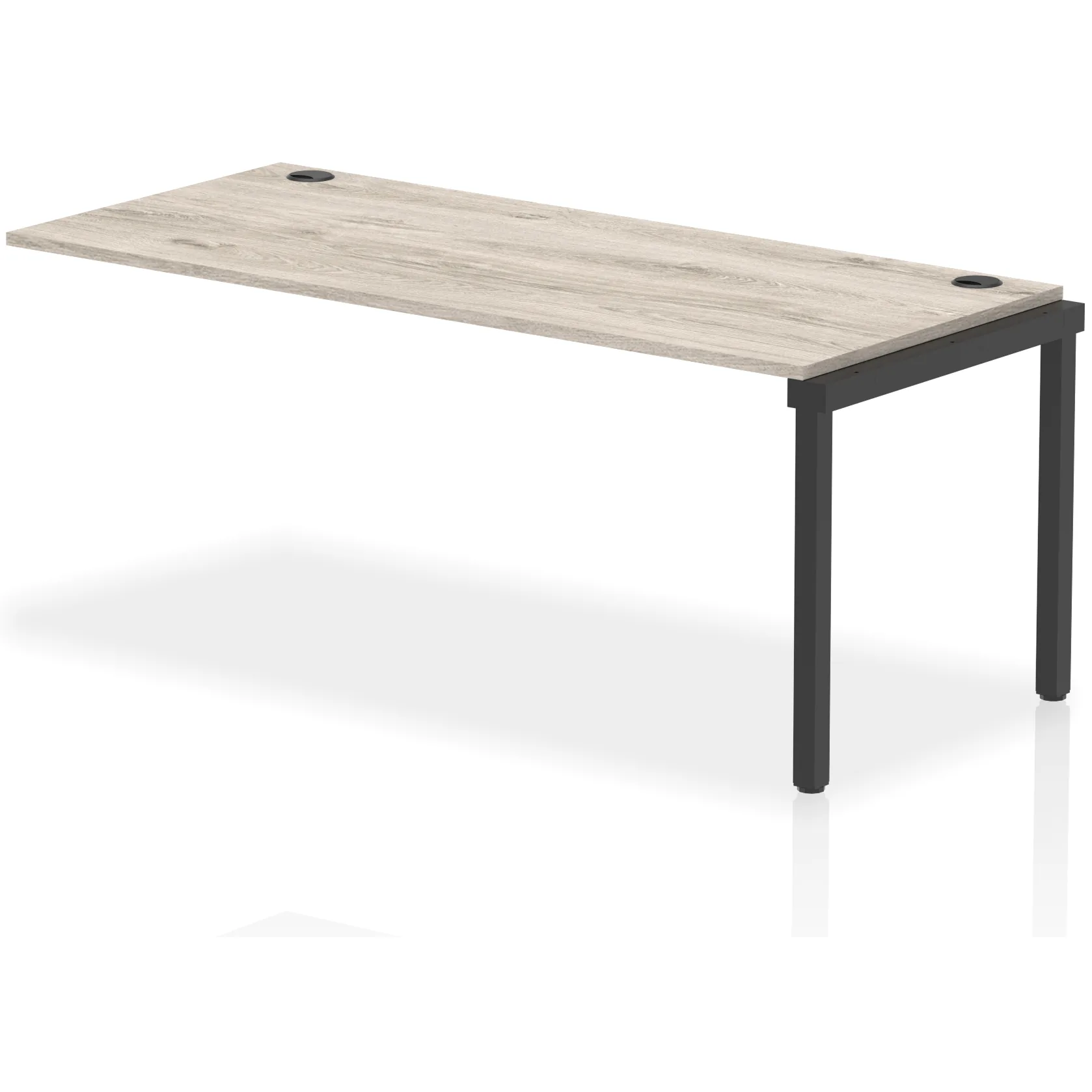 Impulse Single Row Bench Desk Extension Kit for One Extra Workstation