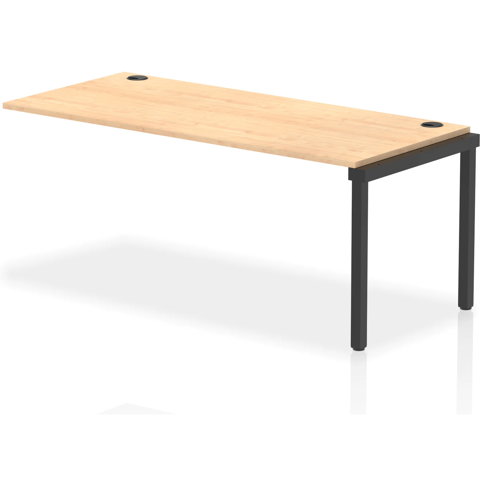 Impulse Single Row Bench Desk Extension Kit for One Extra Workstation
