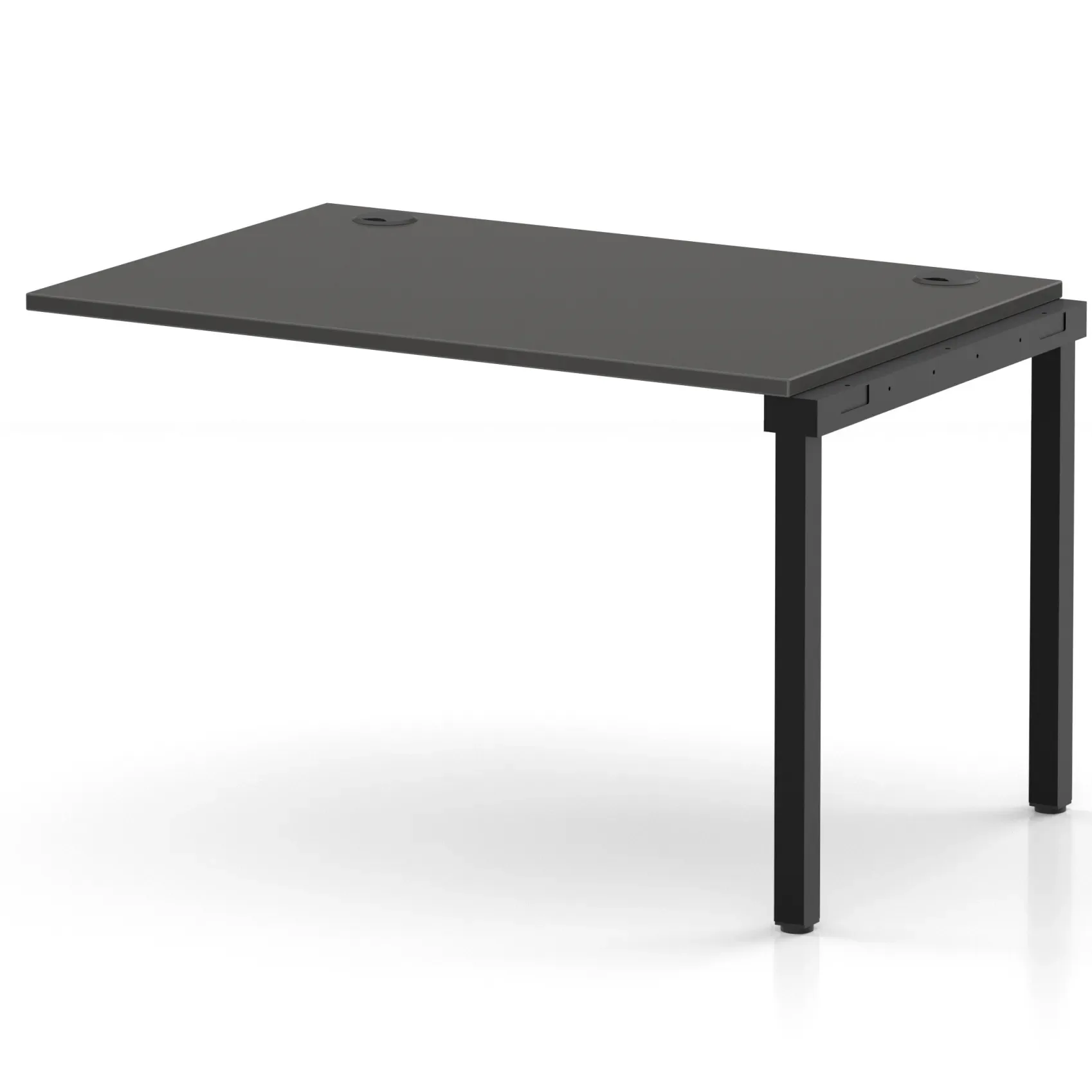 Impulse Single Row Bench Desk Extension Kit for One Extra Workstation