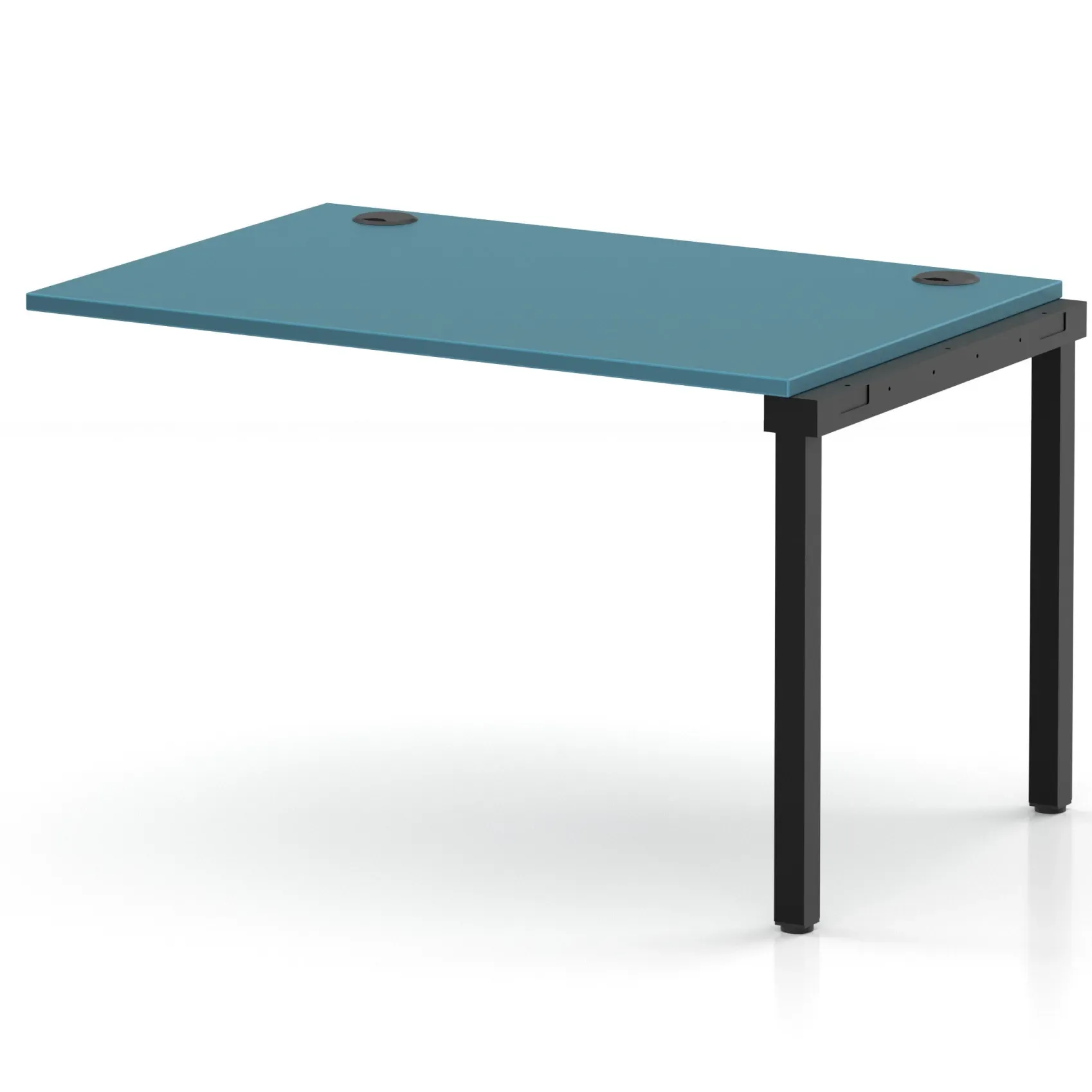Impulse Single Row Bench Desk Extension Kit for One Extra Workstation