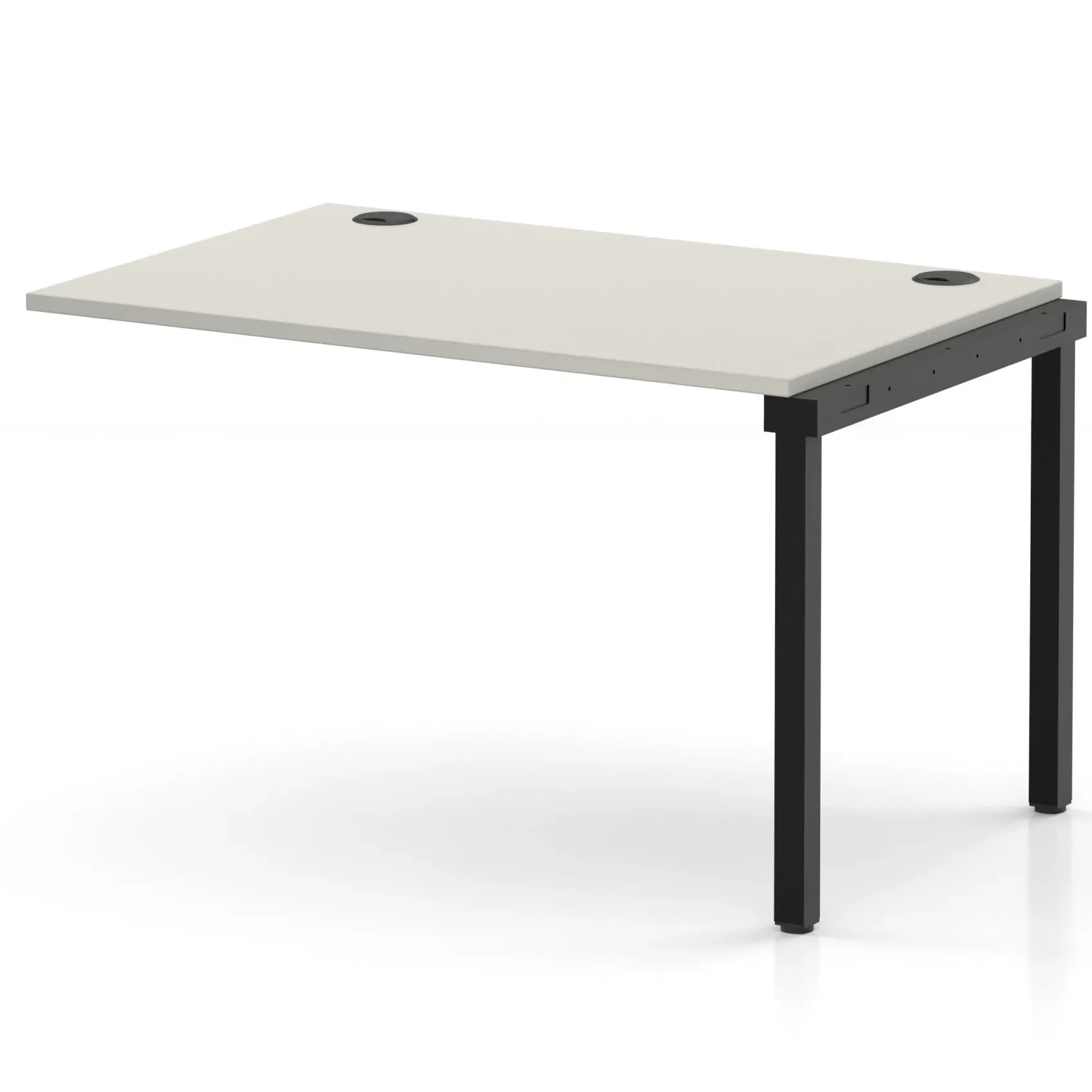 Impulse Single Row Bench Desk Extension Kit for One Extra Workstation