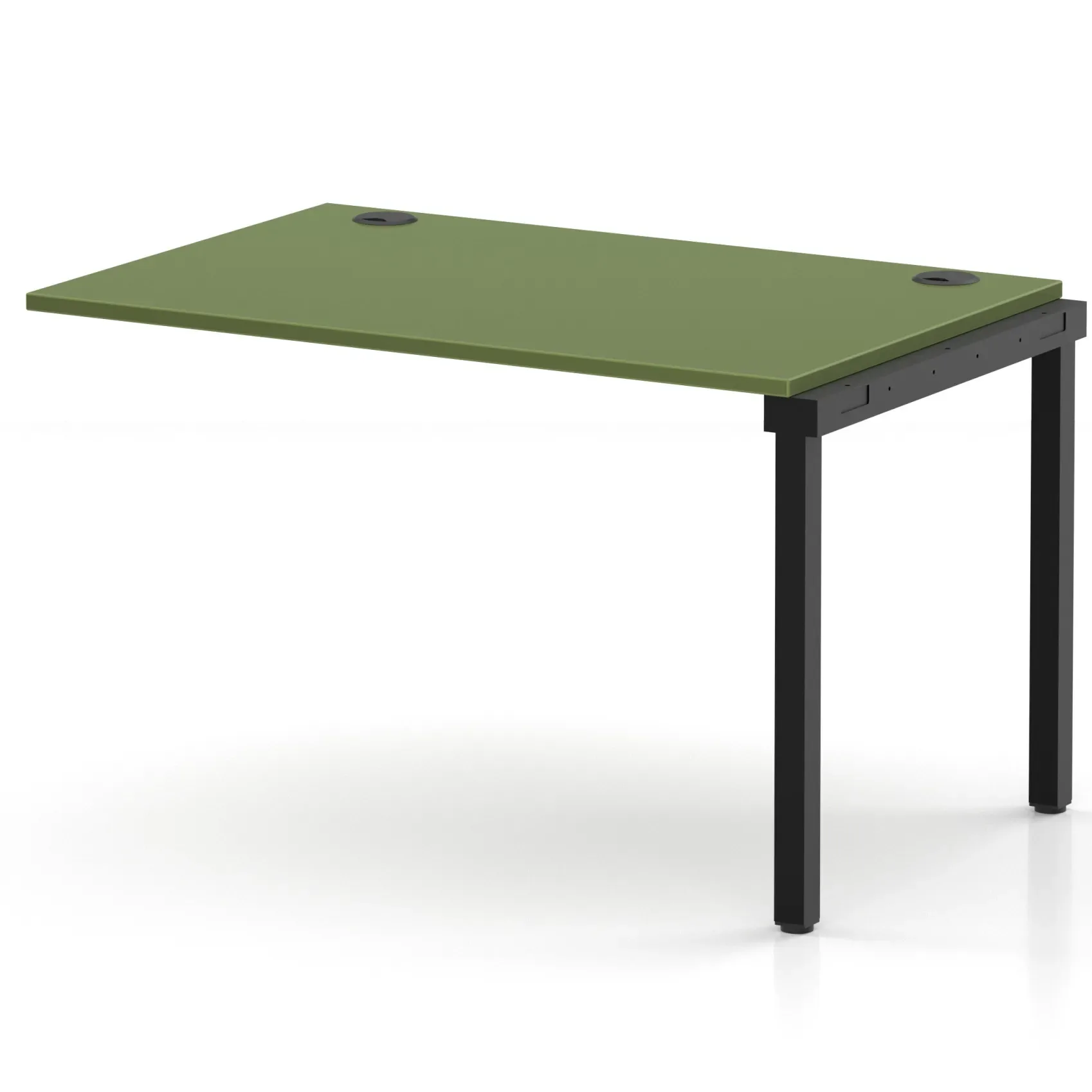 Impulse Single Row Bench Desk Extension Kit for One Extra Workstation