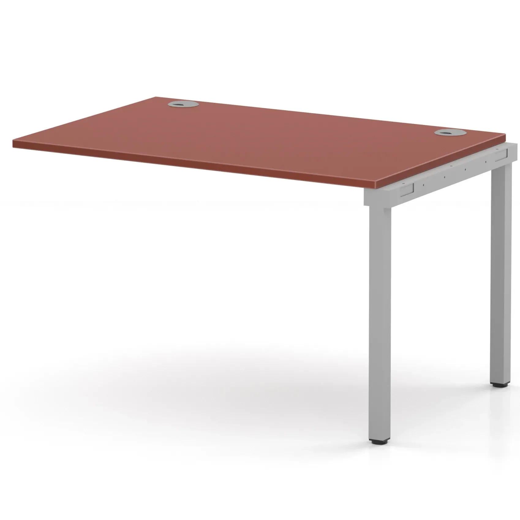Impulse Single Row Bench Desk Extension Kit for One Extra Workstation