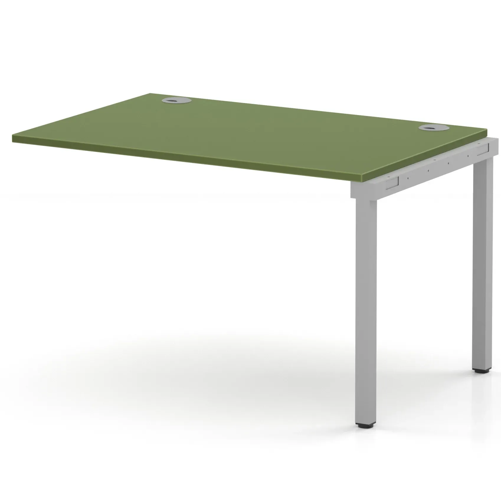 Impulse Single Row Bench Desk Extension Kit for One Extra Workstation