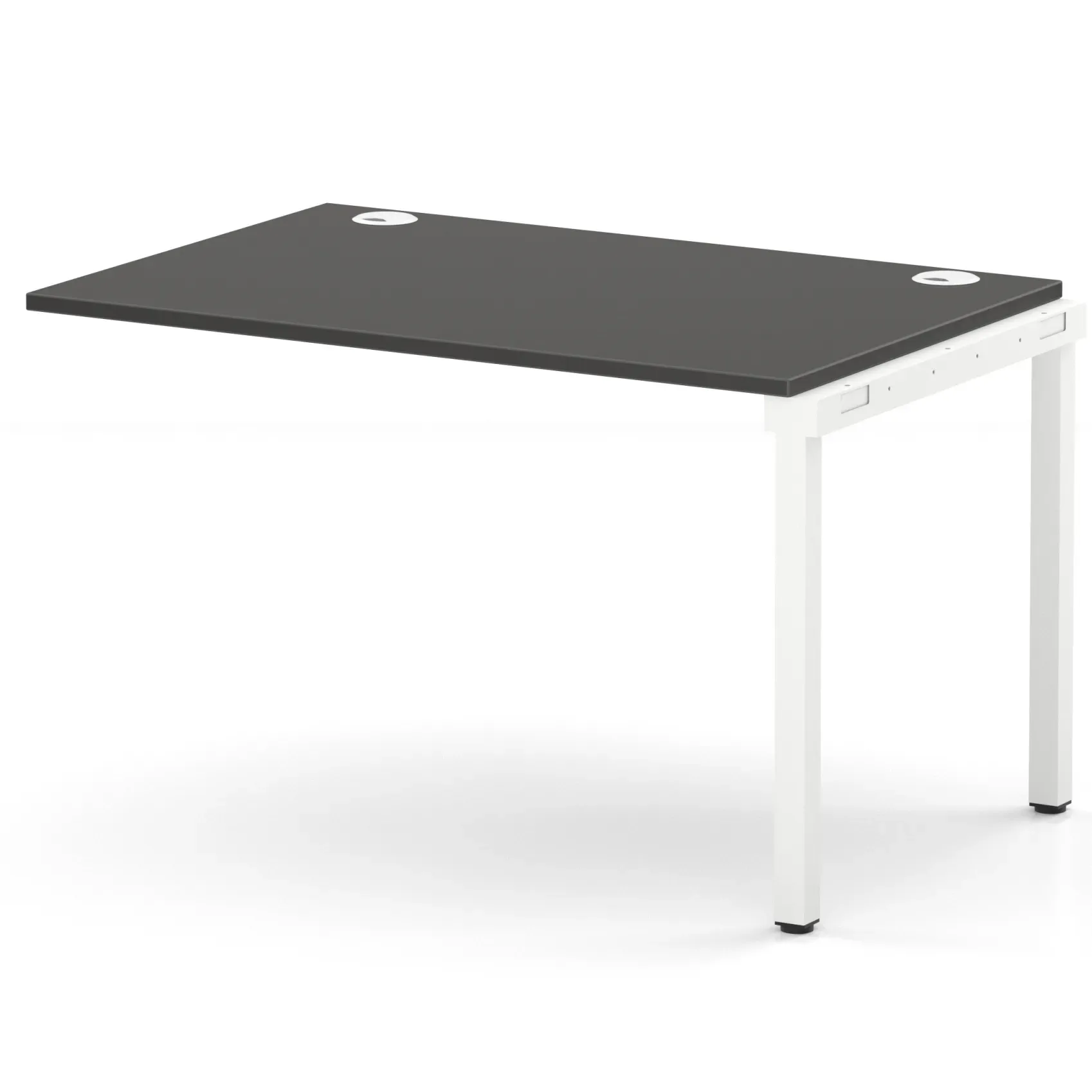 Impulse Single Row Bench Desk Extension Kit for One Extra Workstation