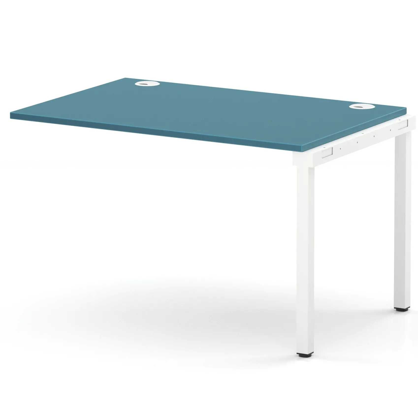 Impulse Single Row Bench Desk Extension Kit for One Extra Workstation