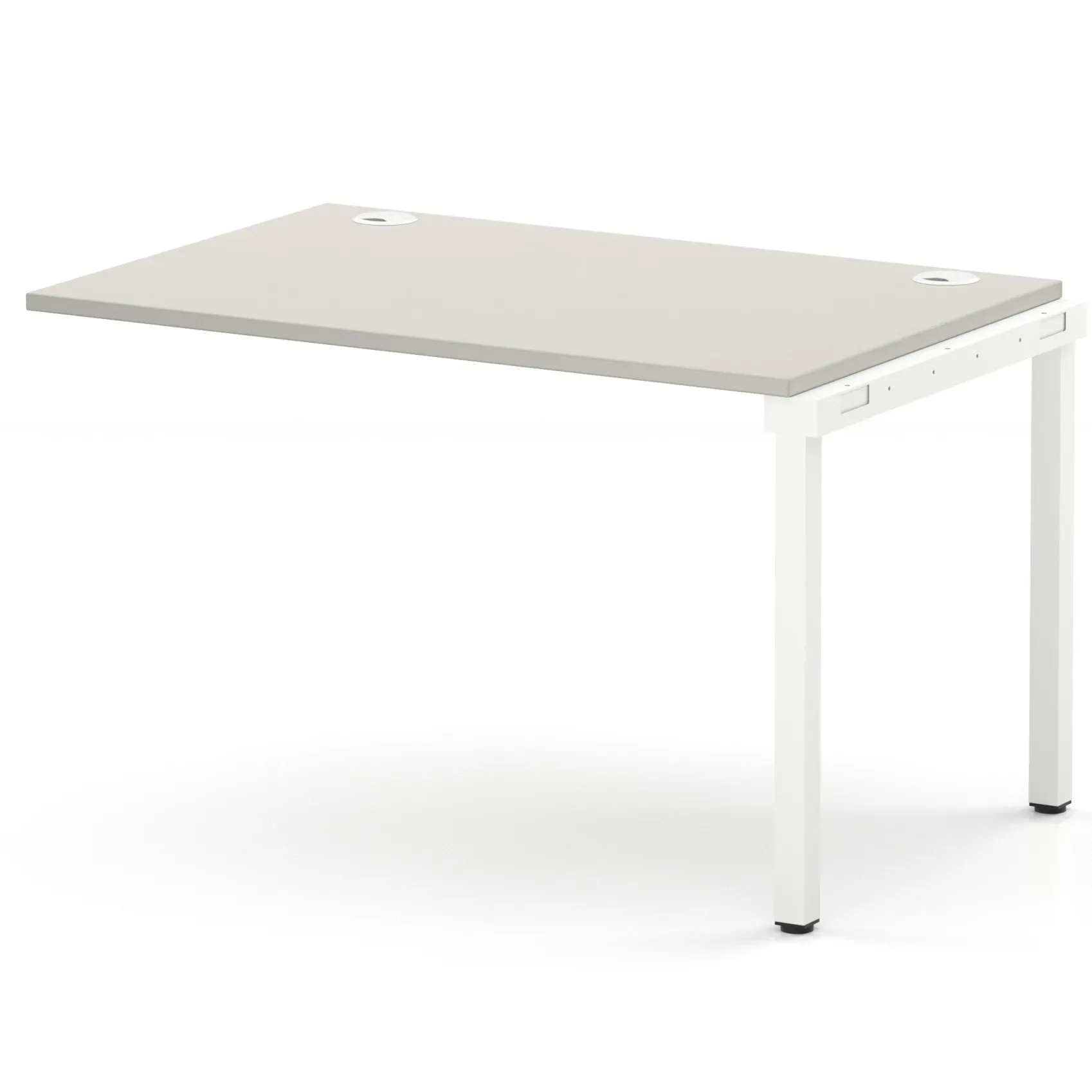 Impulse Single Row Bench Desk Extension Kit for One Extra Workstation