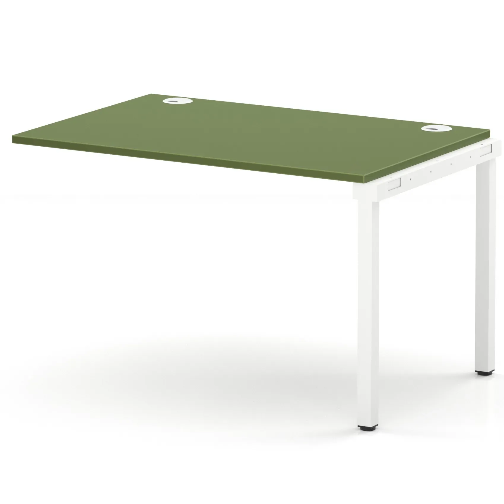 Impulse Single Row Bench Desk Extension Kit for One Extra Workstation