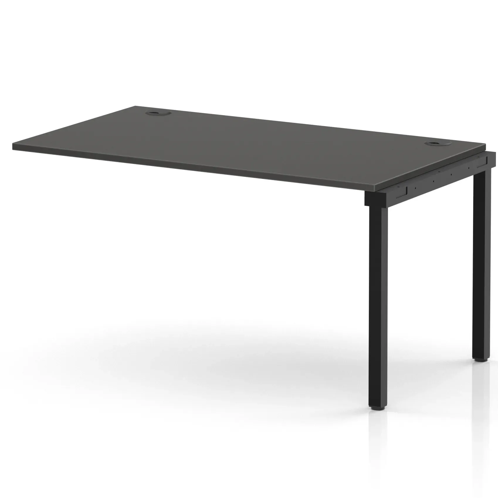 Impulse Single Row Bench Desk Extension Kit for One Extra Workstation