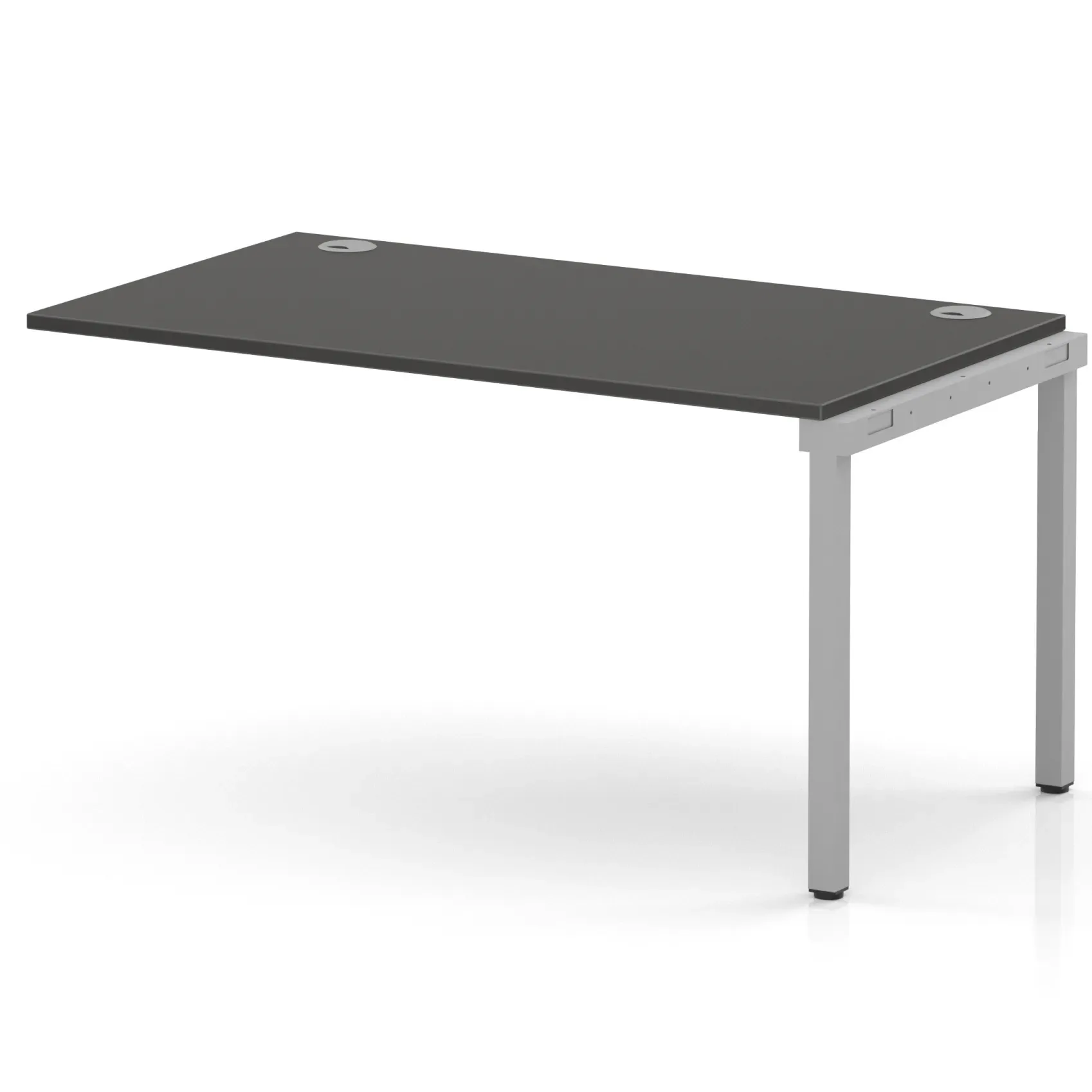 Impulse Single Row Bench Desk Extension Kit for One Extra Workstation