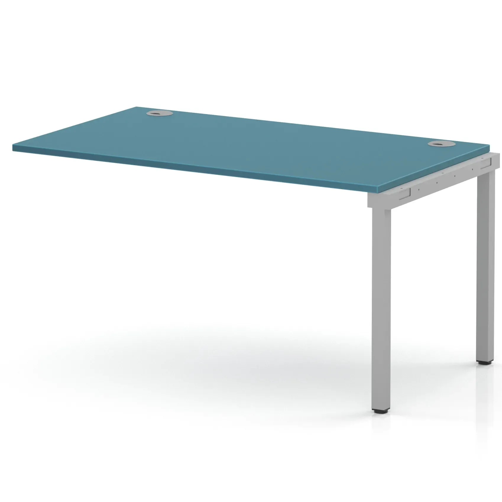 Impulse Single Row Bench Desk Extension Kit for One Extra Workstation