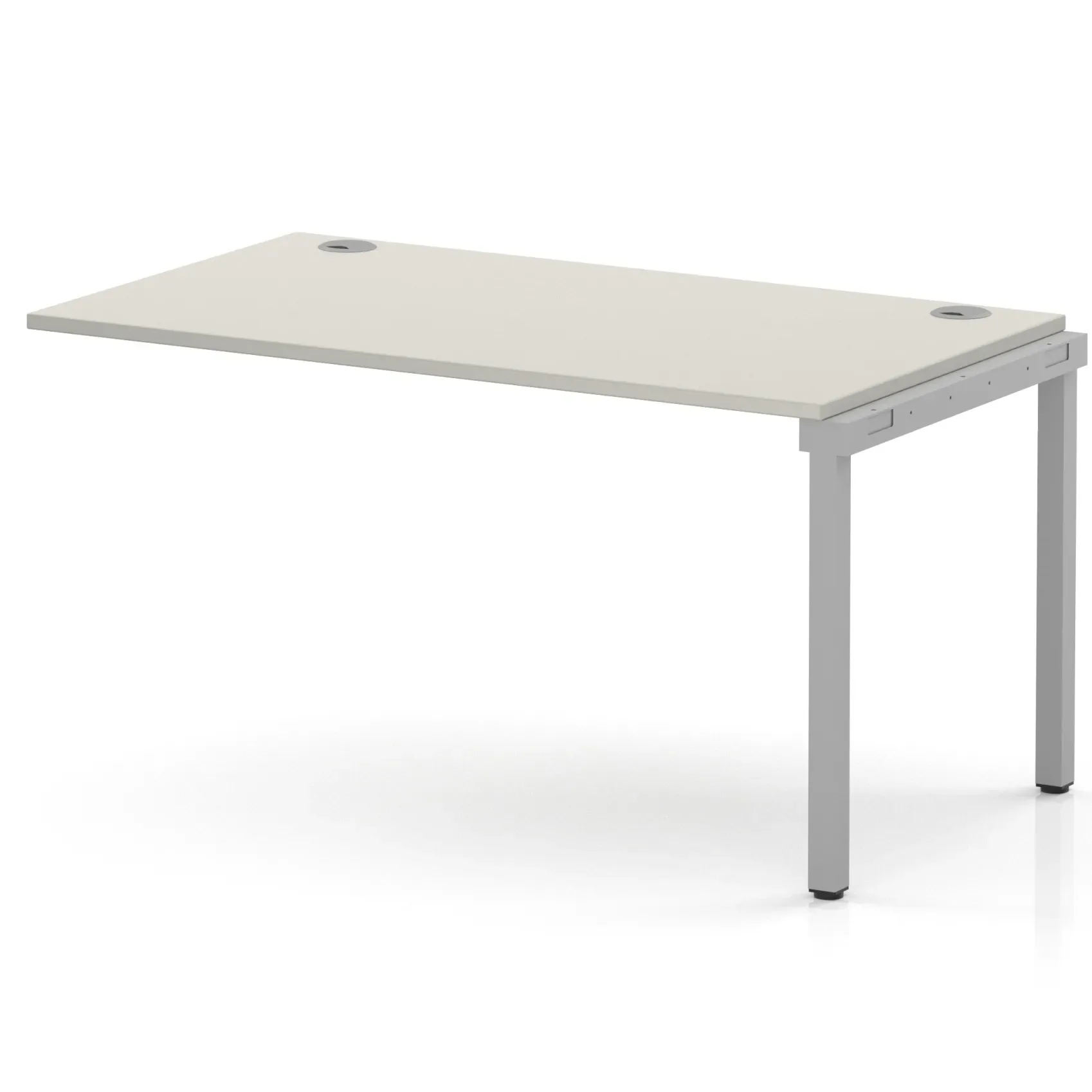 Impulse Single Row Bench Desk Extension Kit for One Extra Workstation