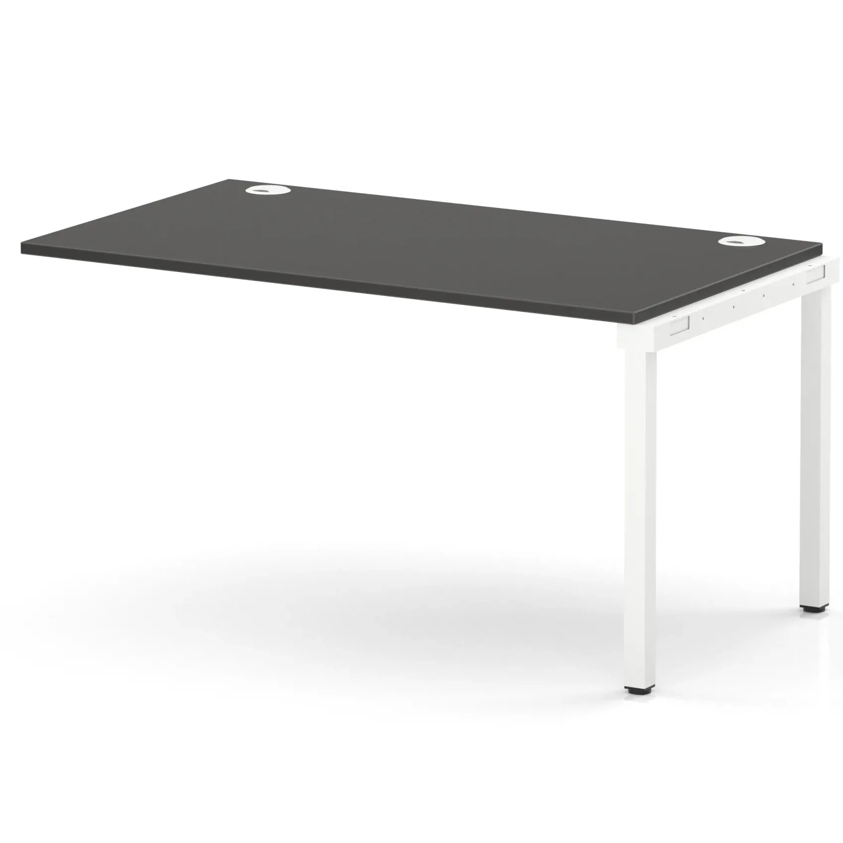 Impulse Single Row Bench Desk Extension Kit for One Extra Workstation