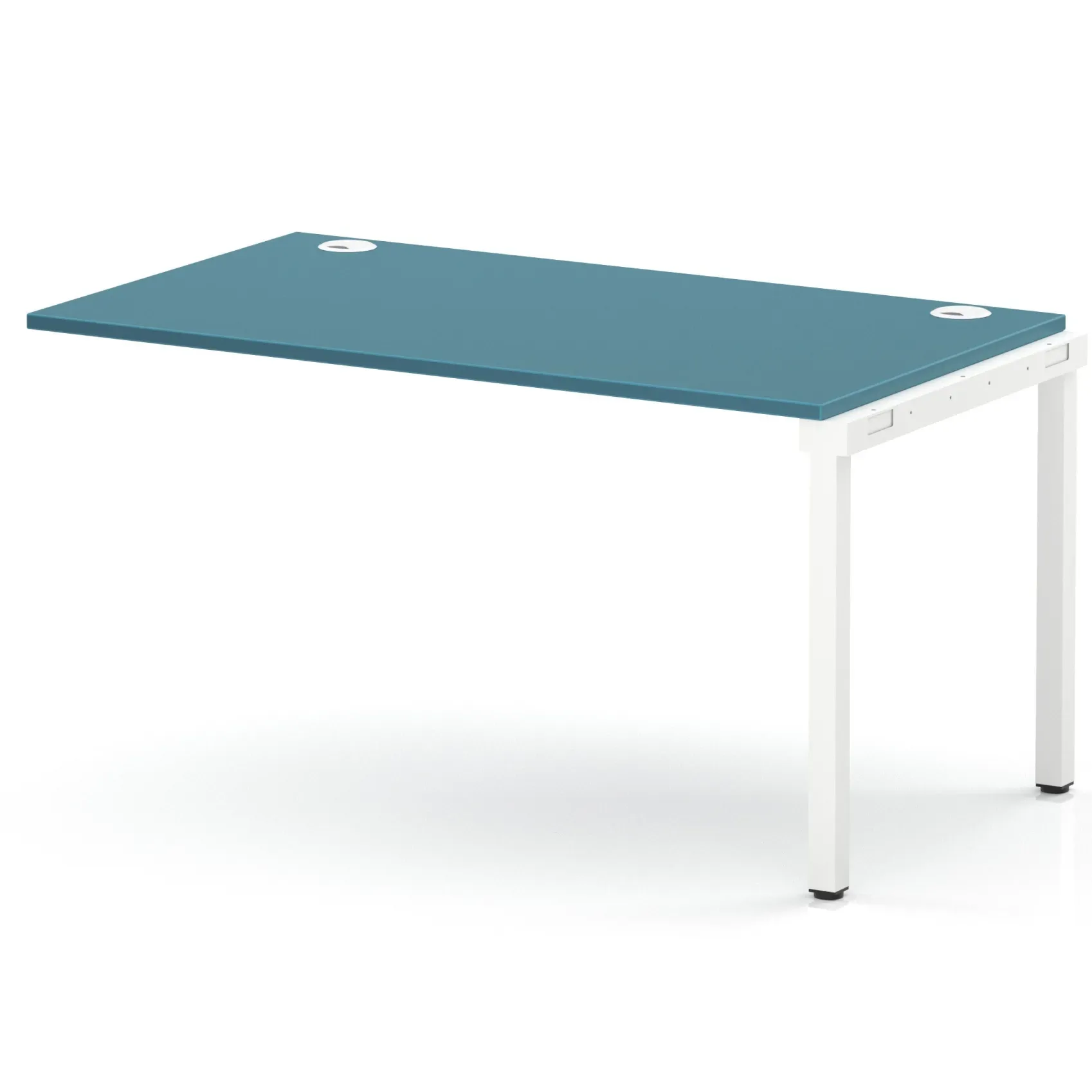Impulse Single Row Bench Desk Extension Kit for One Extra Workstation