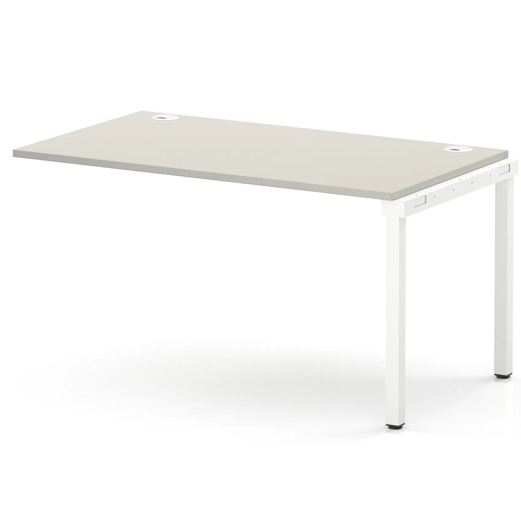 Impulse Single Row Bench Desk Extension Kit for One Extra Workstation