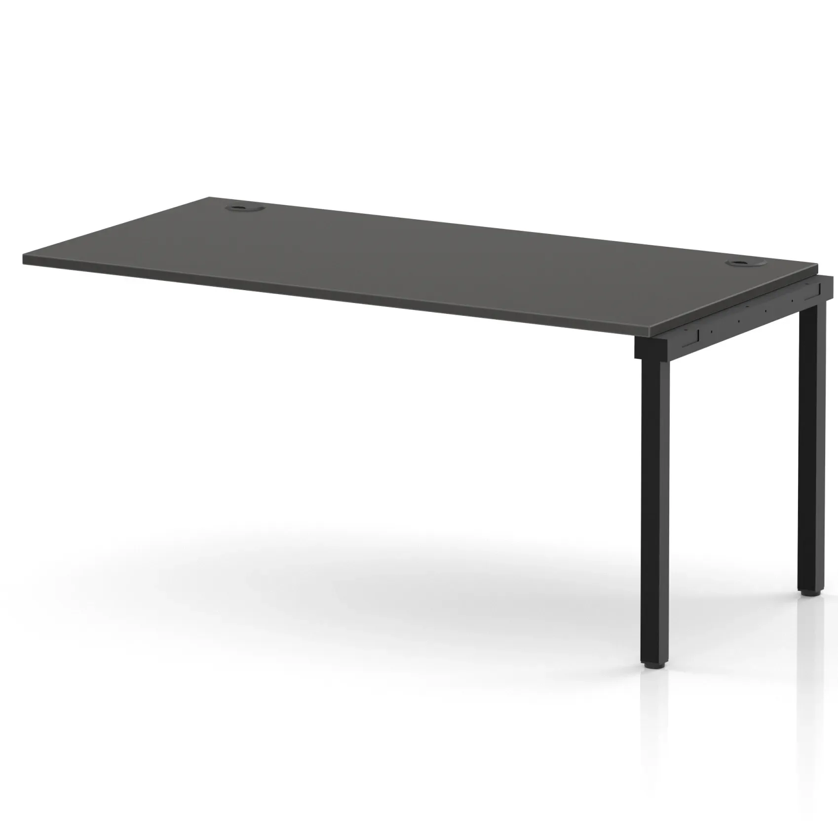 Impulse Single Row Bench Desk Extension Kit for One Extra Workstation