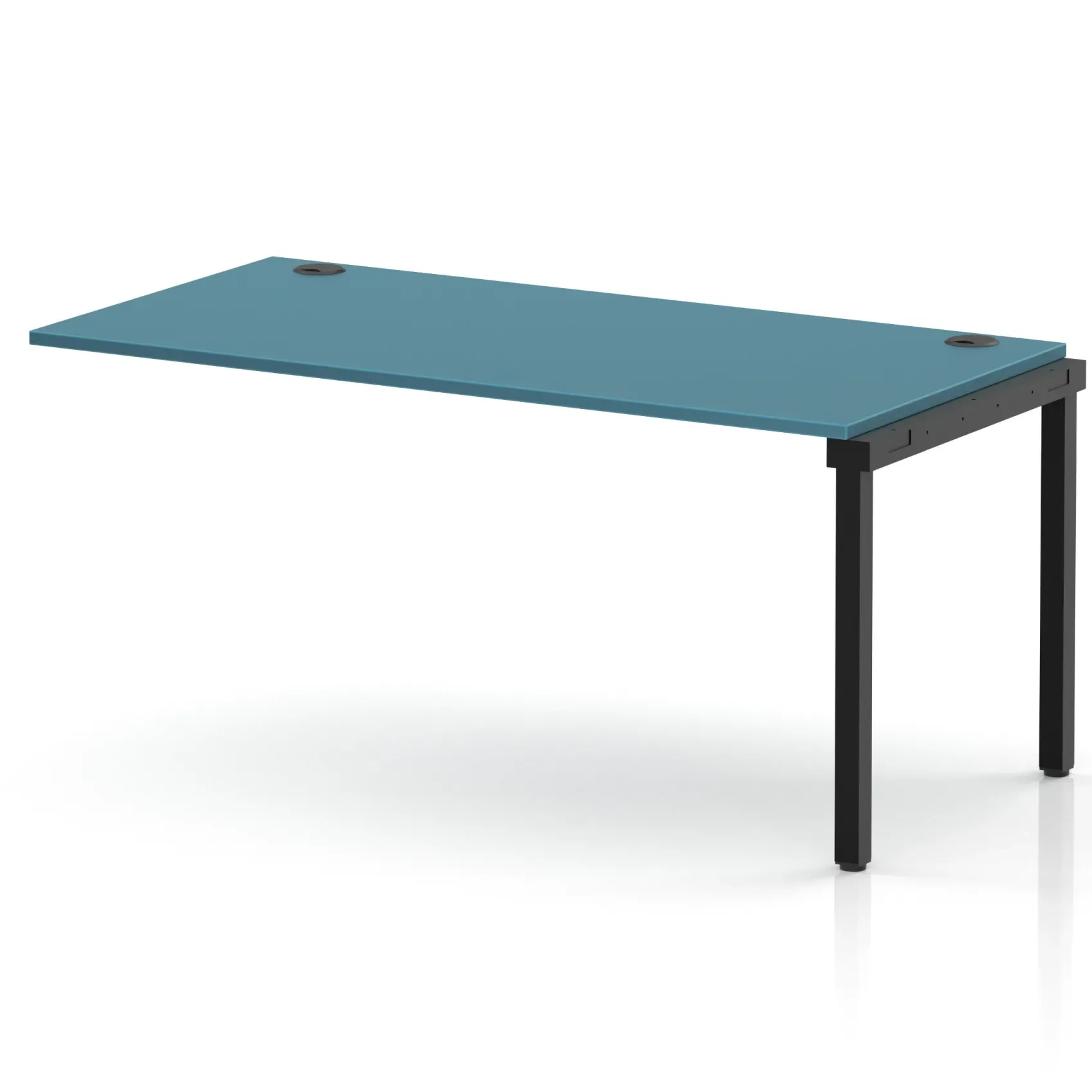 Impulse Single Row Bench Desk Extension Kit for One Extra Workstation
