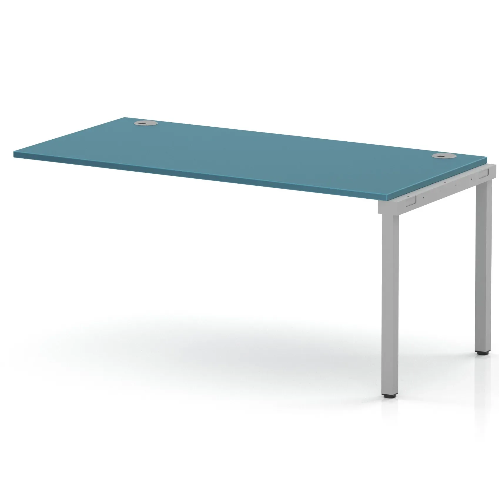 Impulse Single Row Bench Desk Extension Kit for One Extra Workstation
