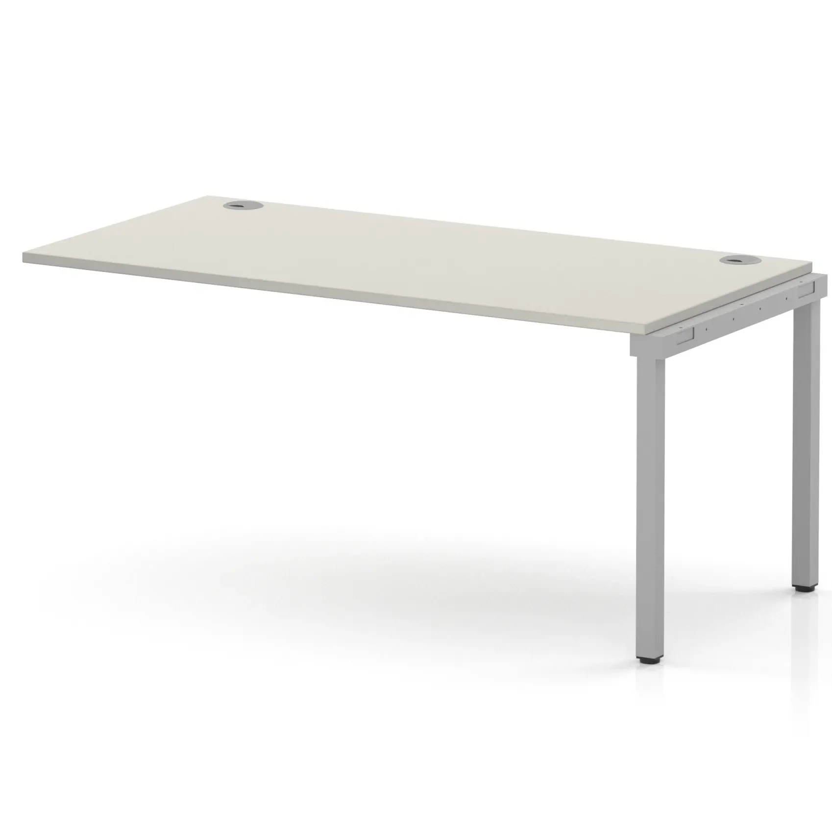 Impulse Single Row Bench Desk Extension Kit for One Extra Workstation