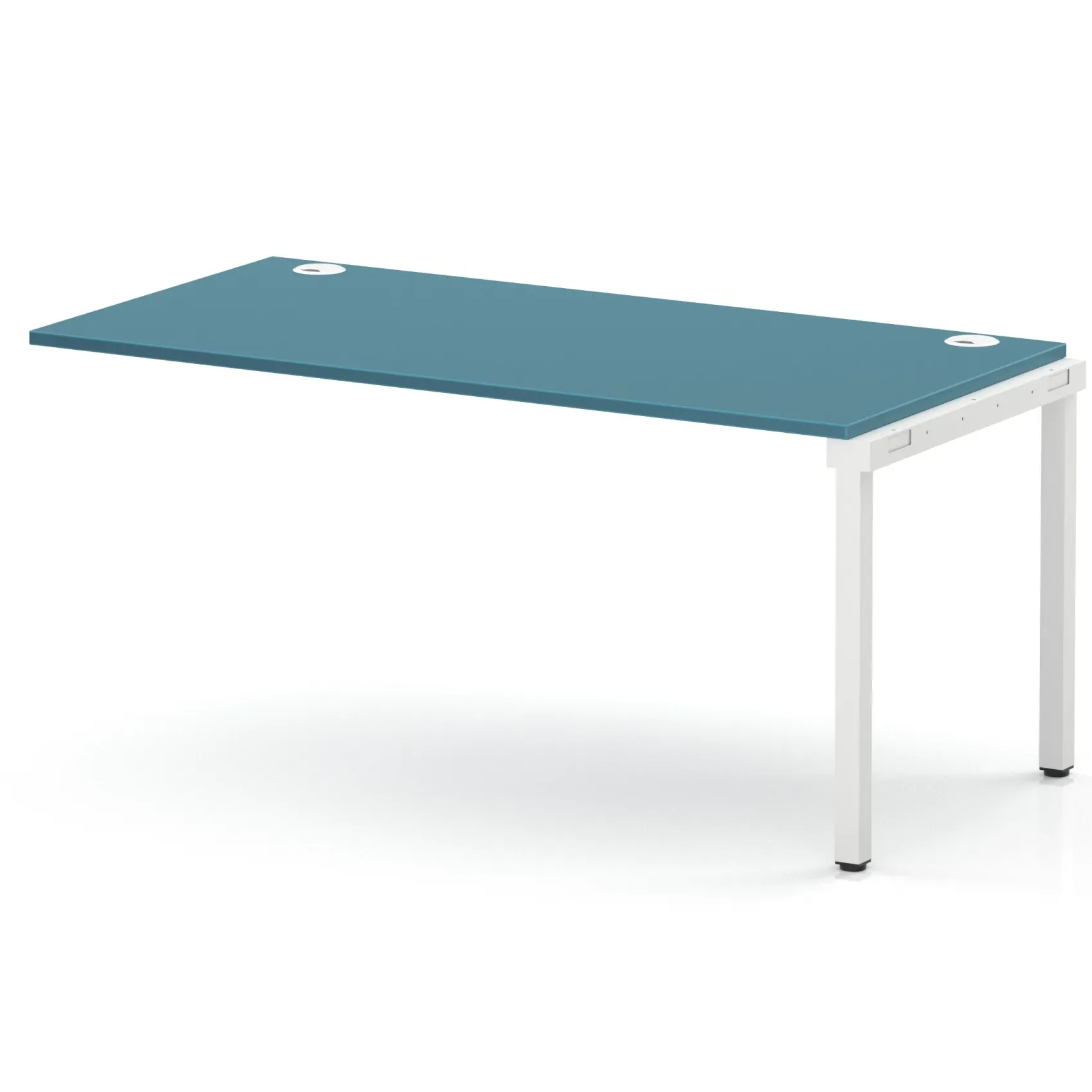 Impulse Single Row Bench Desk Extension Kit for One Extra Workstation