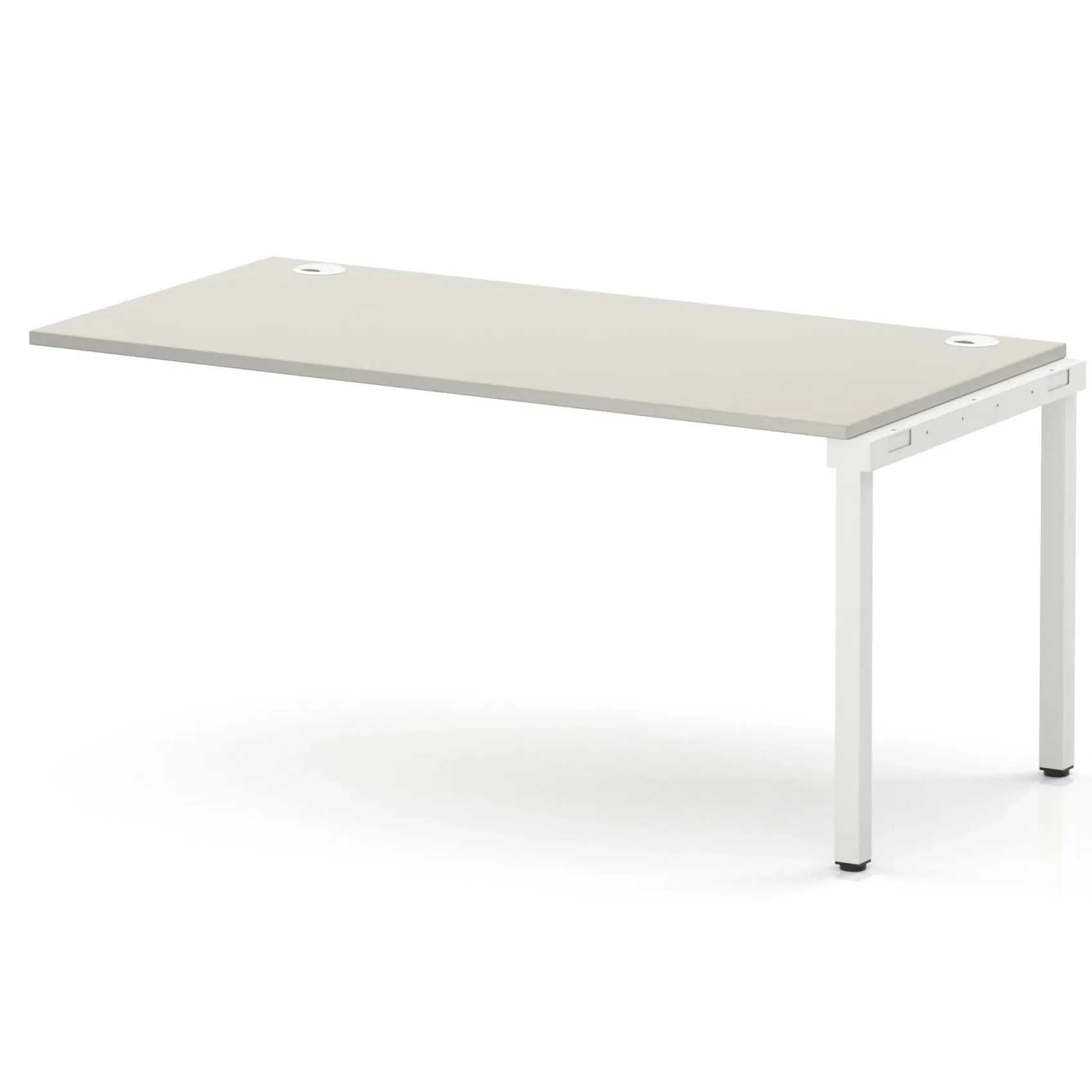 Impulse Single Row Bench Desk Extension Kit for One Extra Workstation