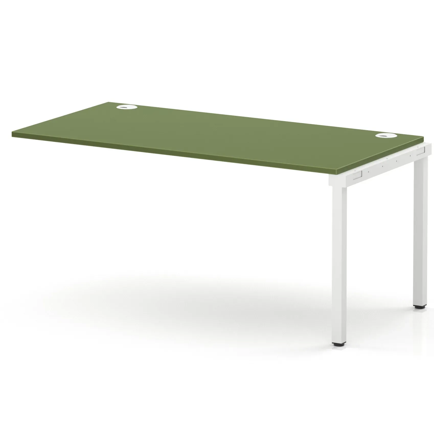 Impulse Single Row Bench Desk Extension Kit for One Extra Workstation