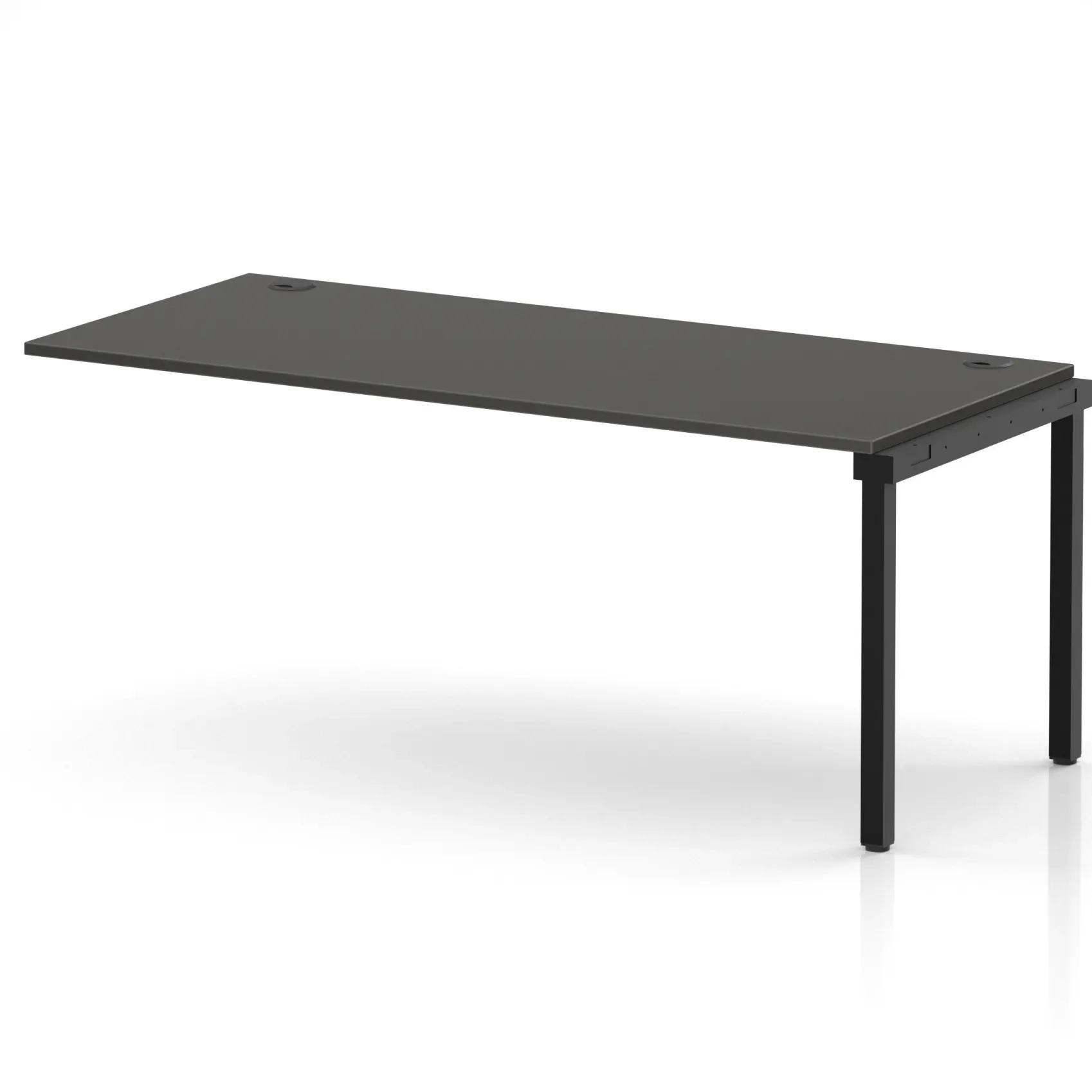 Impulse Single Row Bench Desk Extension Kit for One Extra Workstation