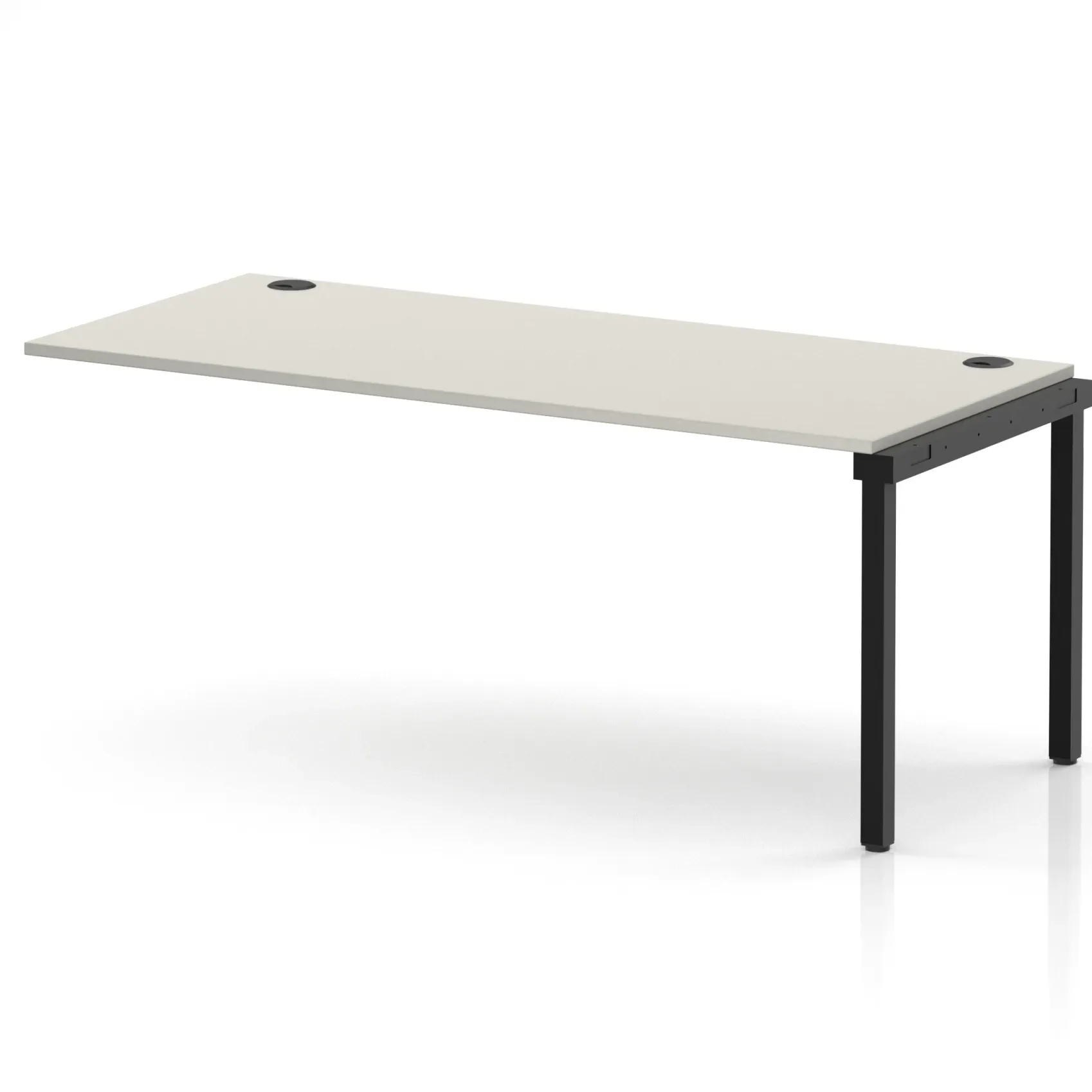 Impulse Single Row Bench Desk Extension Kit for One Extra Workstation