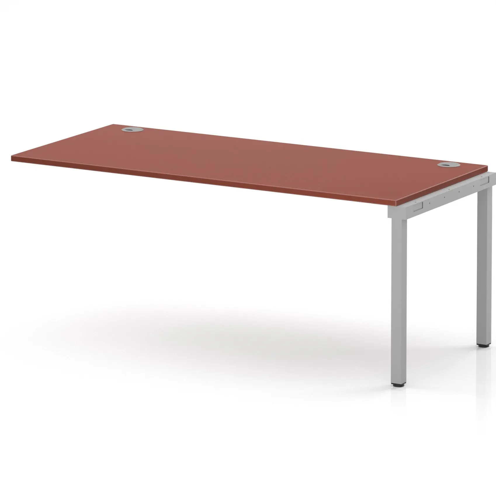 Impulse Single Row Bench Desk Extension Kit for One Extra Workstation