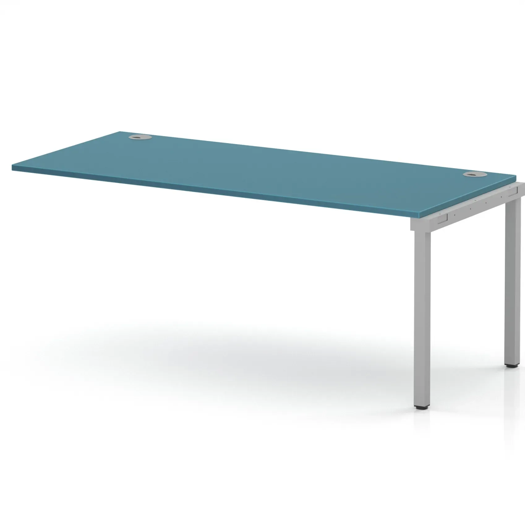 Impulse Single Row Bench Desk Extension Kit for One Extra Workstation