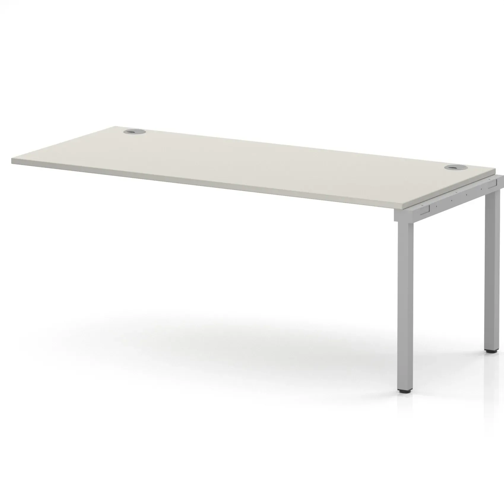 Impulse Single Row Bench Desk Extension Kit for One Extra Workstation