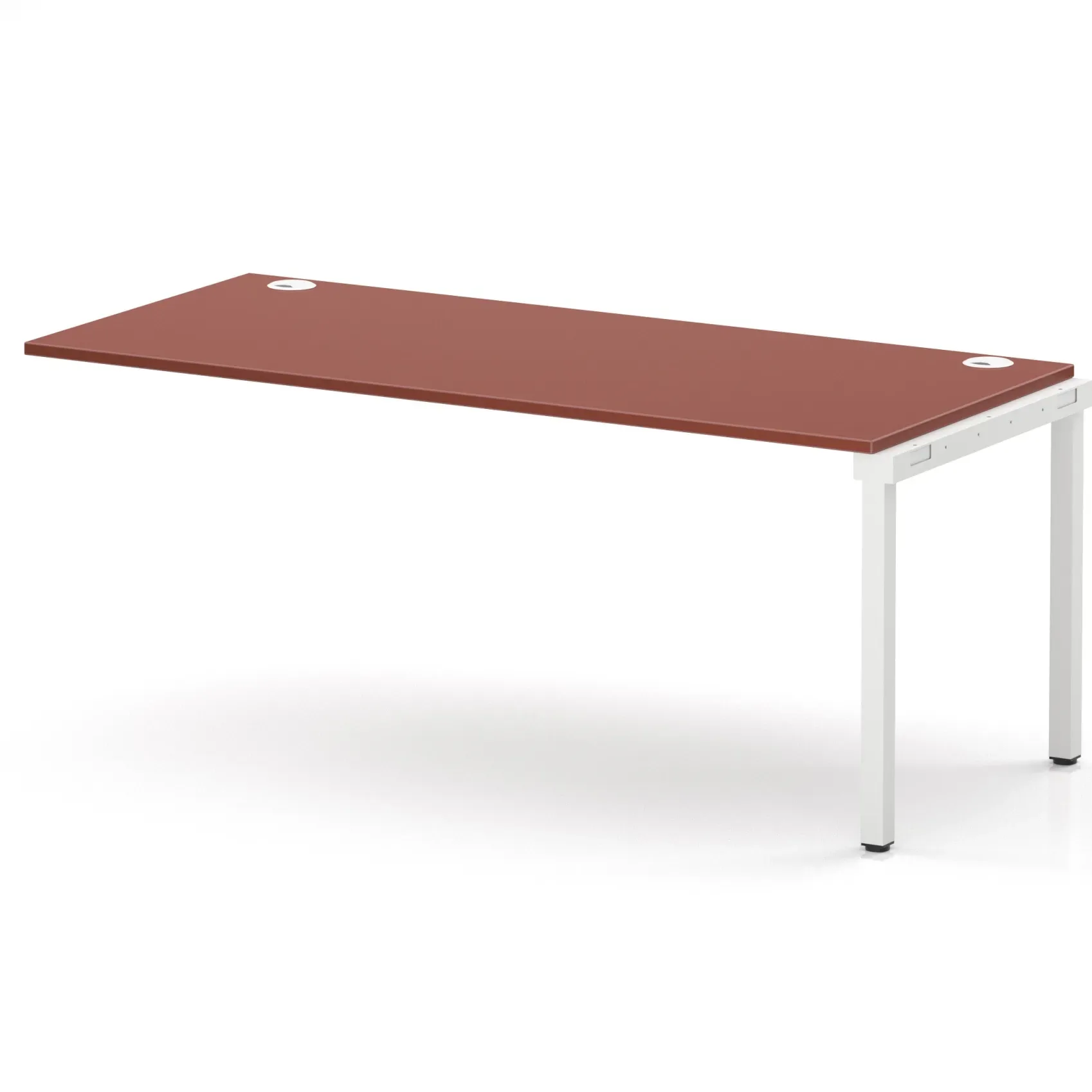 Impulse Single Row Bench Desk Extension Kit for One Extra Workstation