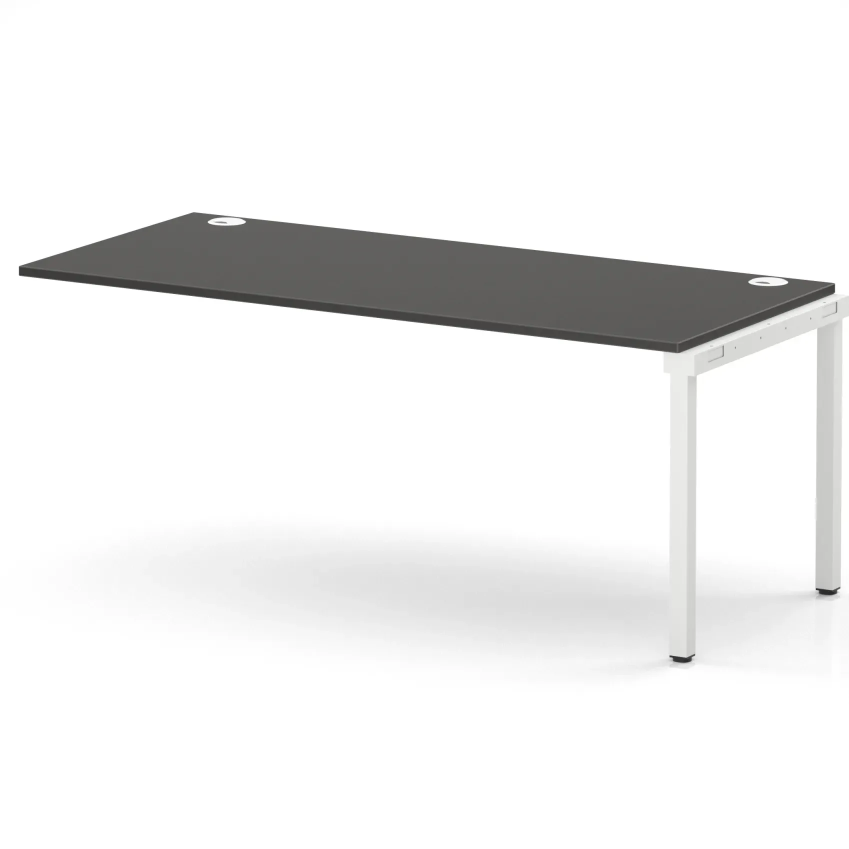 Impulse Single Row Bench Desk Extension Kit for One Extra Workstation