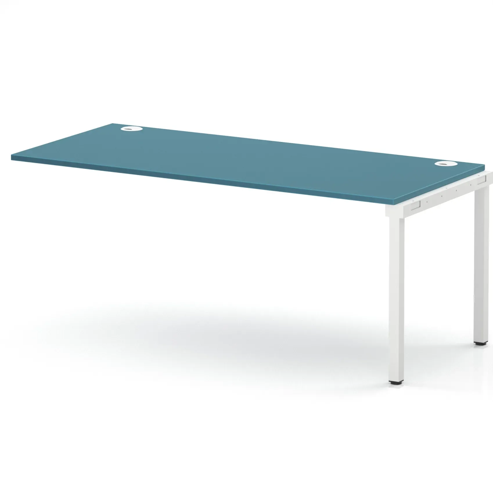 Impulse Single Row Bench Desk Extension Kit for One Extra Workstation