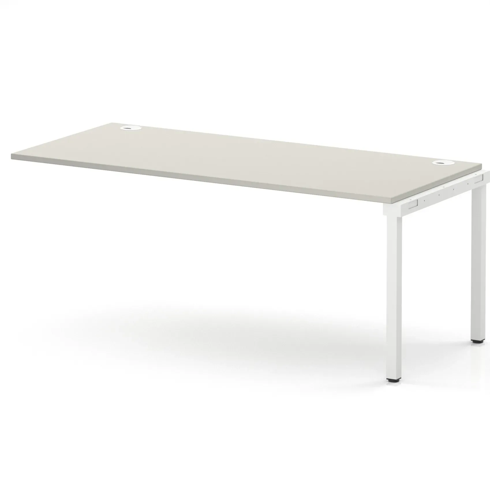 Impulse Single Row Bench Desk Extension Kit for One Extra Workstation