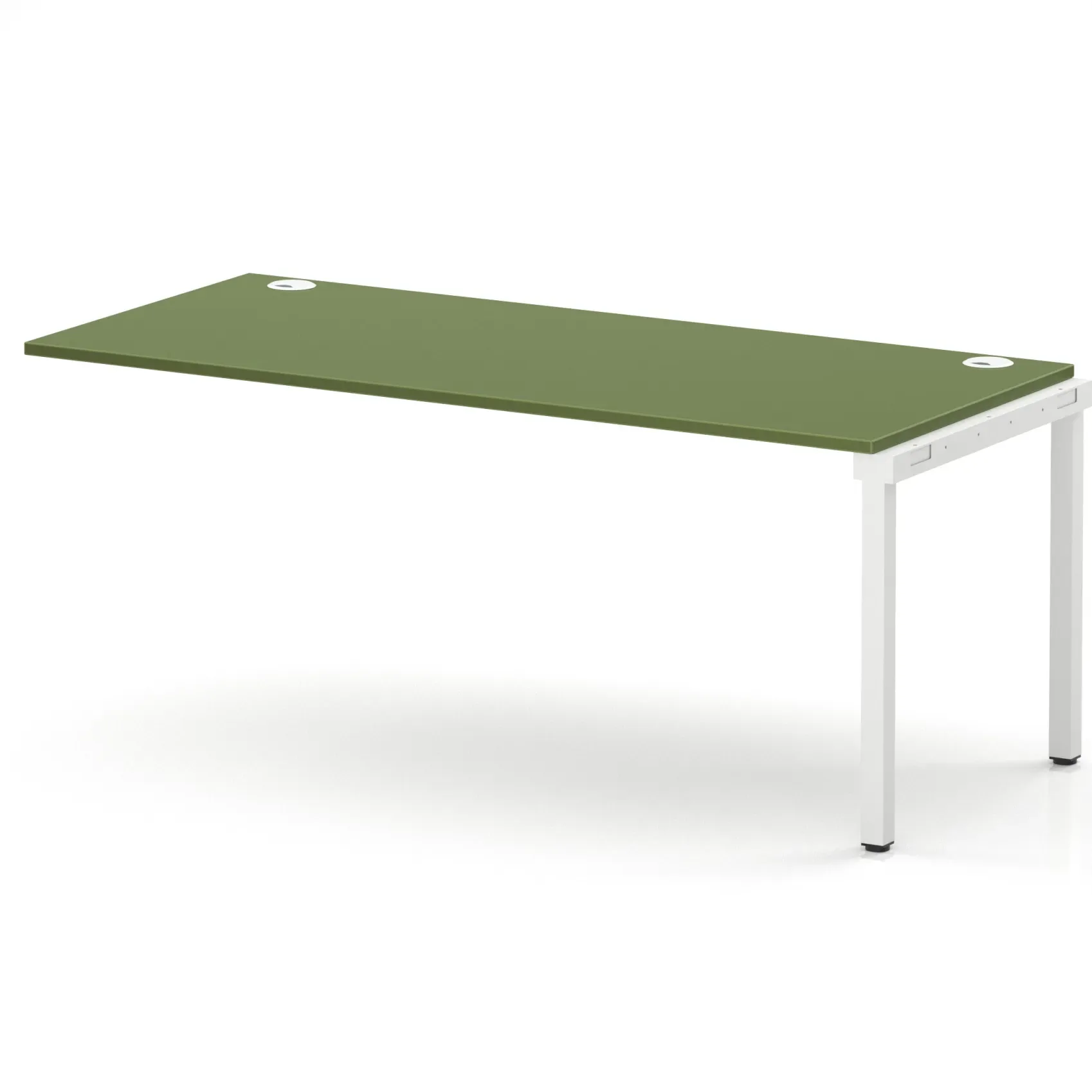 Impulse Single Row Bench Desk Extension Kit for One Extra Workstation