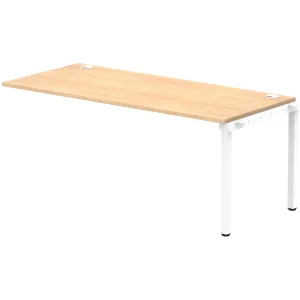 Impulse Single Row Bench Desk Extension Kit for One Extra Workstation