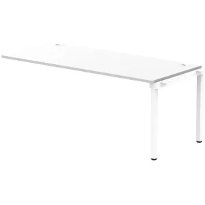 Impulse Single Row Bench Desk Extension Kit for One Extra Workstation