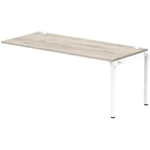 Impulse Single Row Bench Desk Extension Kit for One Extra Workstation
