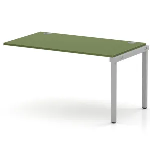 Impulse Single Row Bench Desk Extension Kit for One Extra Workstation